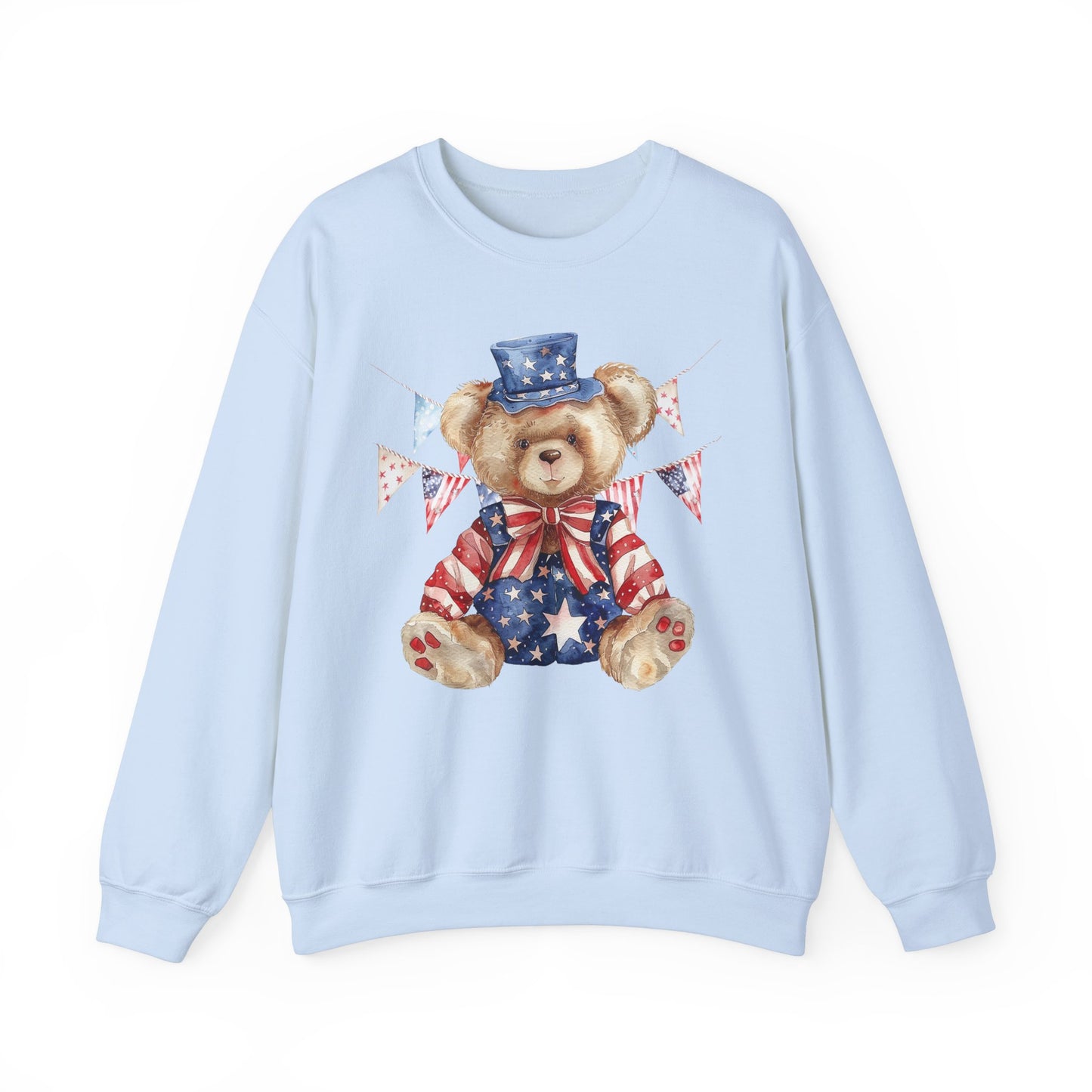 Patriotic Teddy Bear Sweatshirt | Unisex