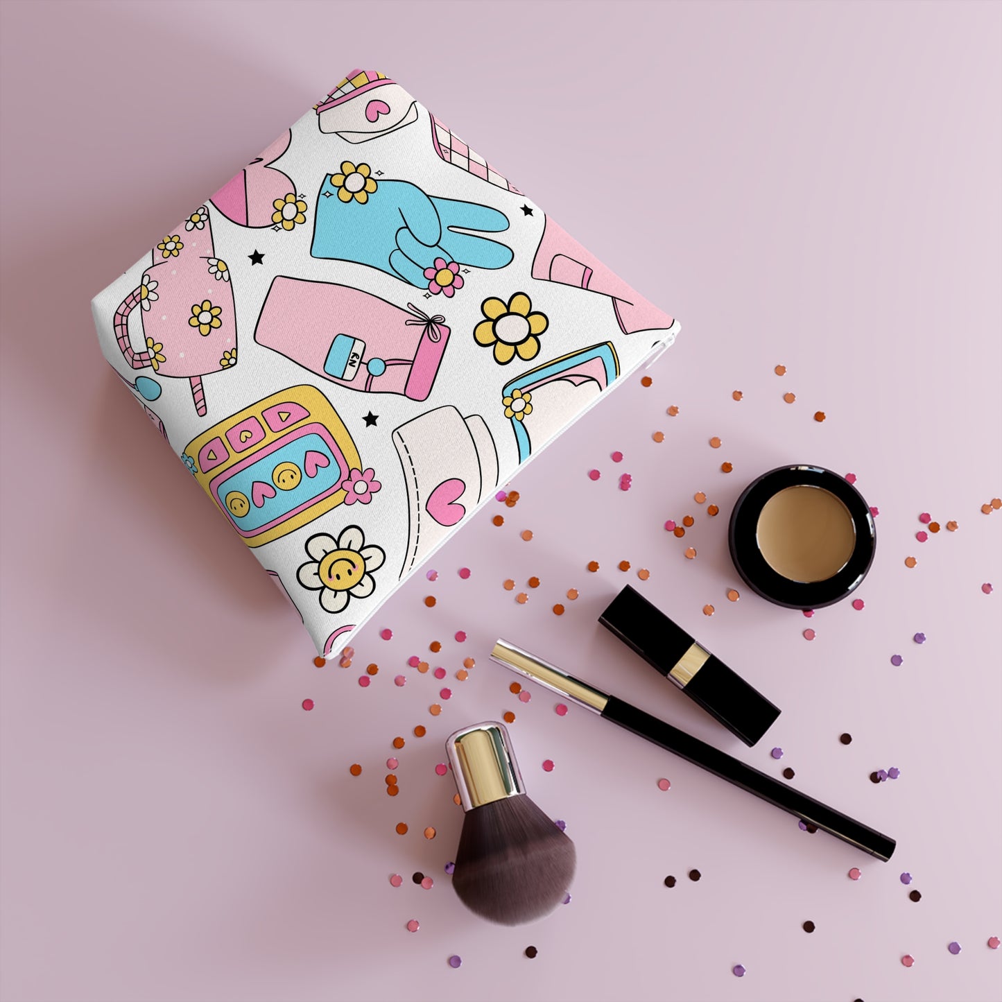 Nurse Cotton Cosmetic Bag