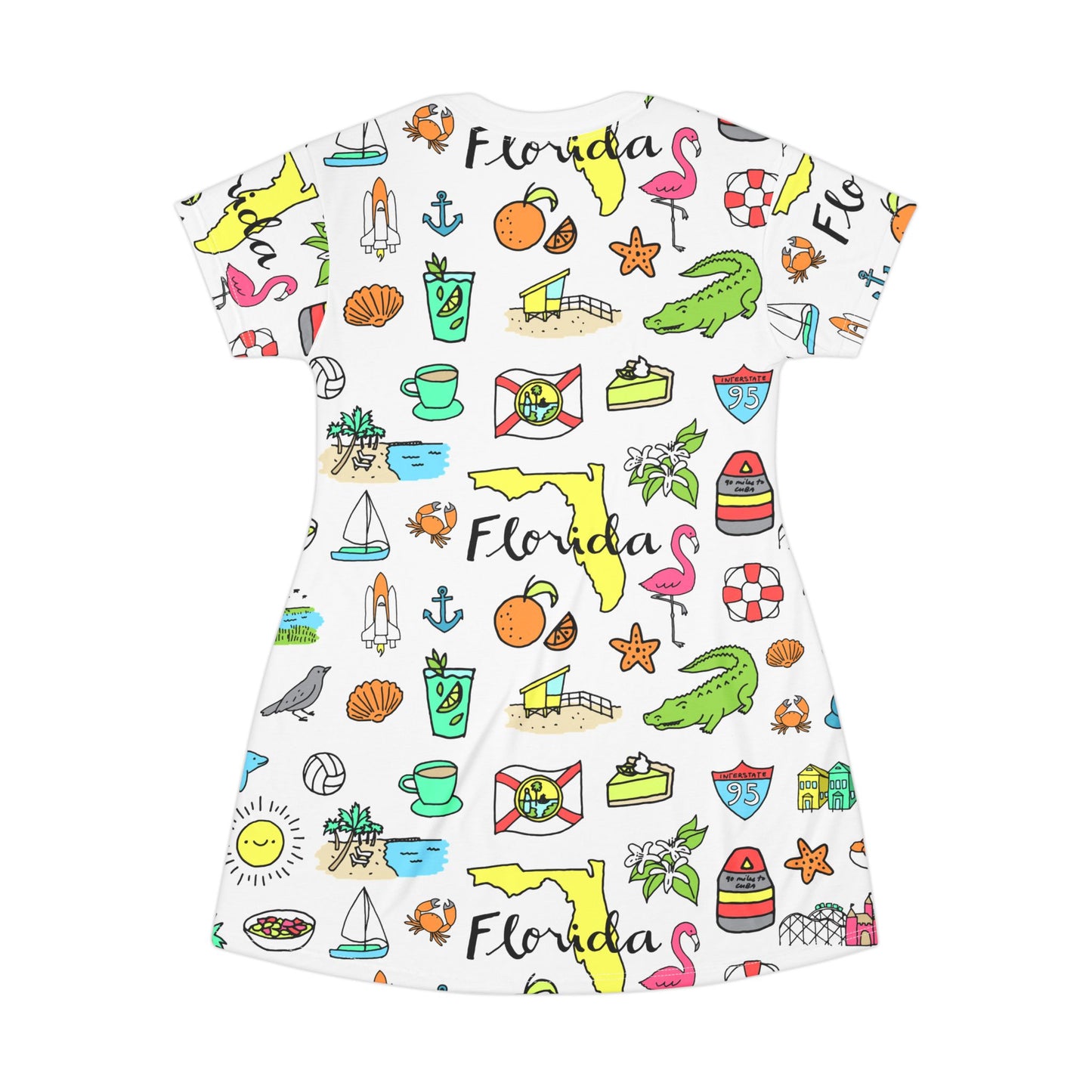 Tropicool Florida T-Shirt Dress
