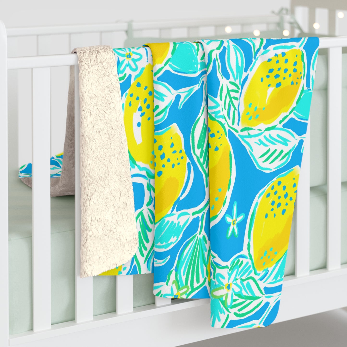 Lemonade Days Sherpa Fleece Blanket