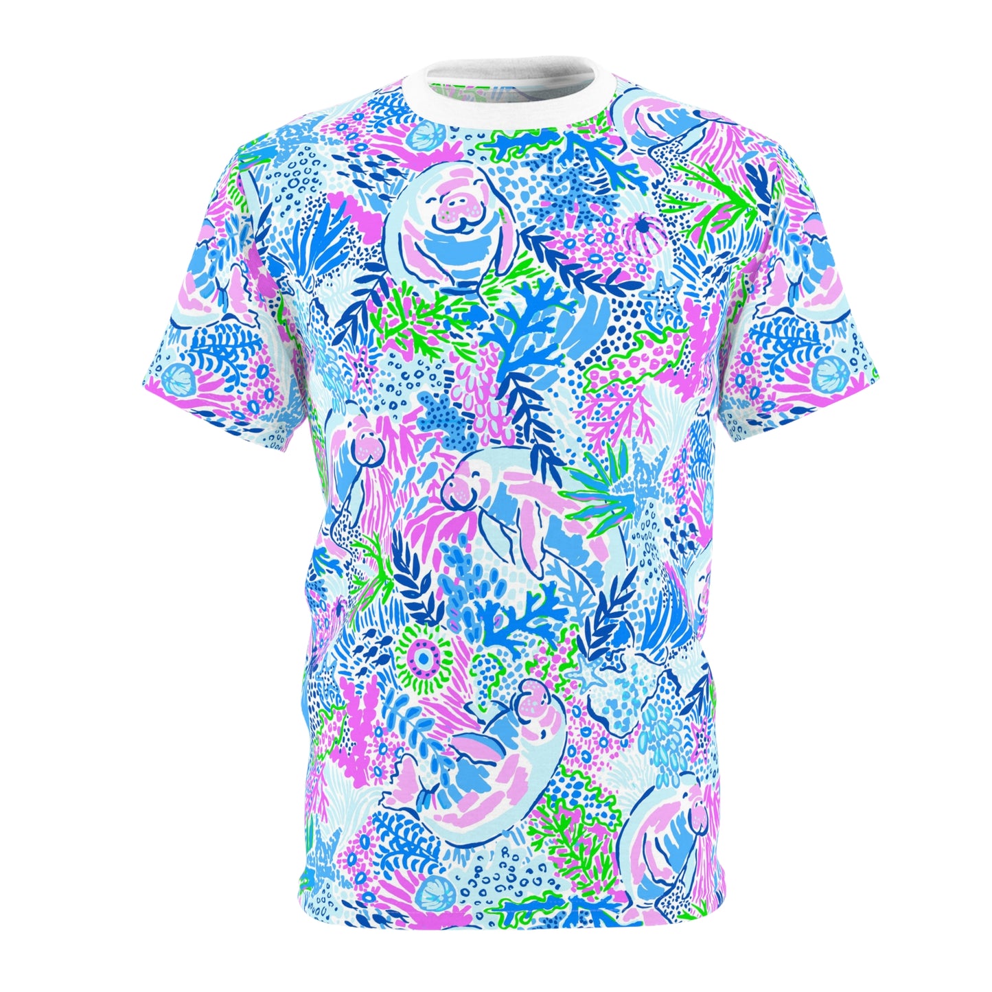 Manatee Paradise All-Over-Print T-Shirt