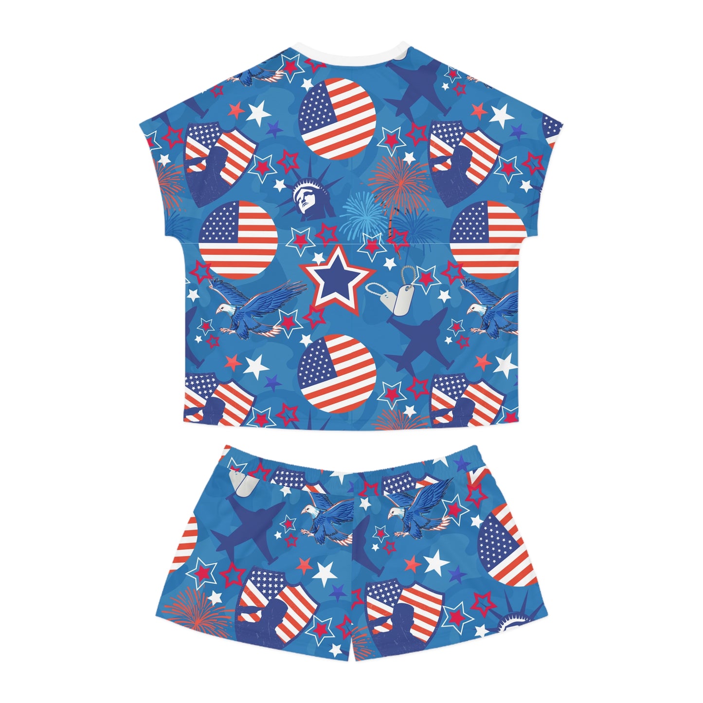 Patriot Duty Women's Short Pajama Set