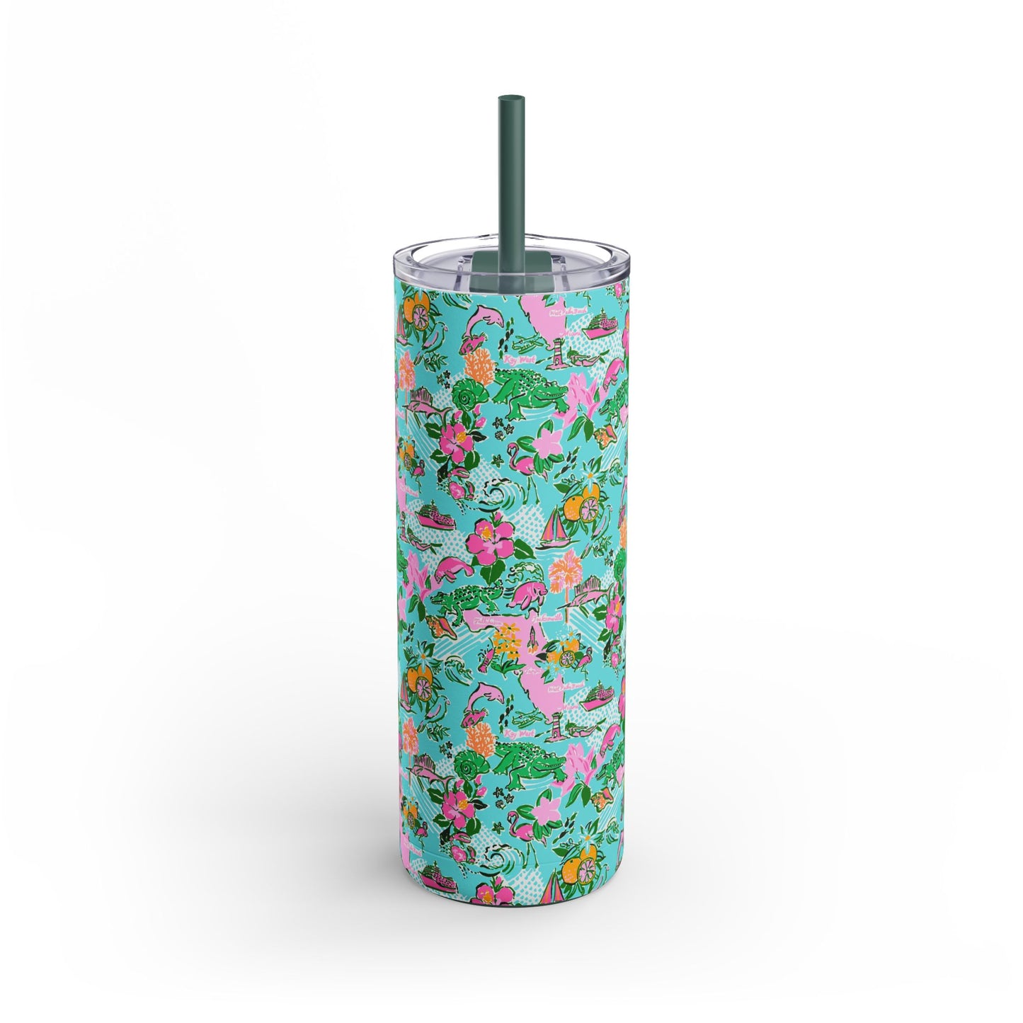 Sunshine State Skinny Tumbler with screw-on slide