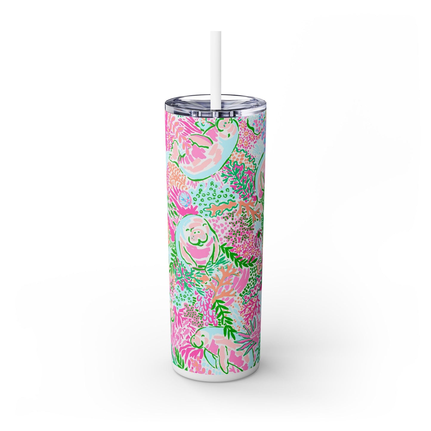 Manatee Paradise Skinny Tumbler