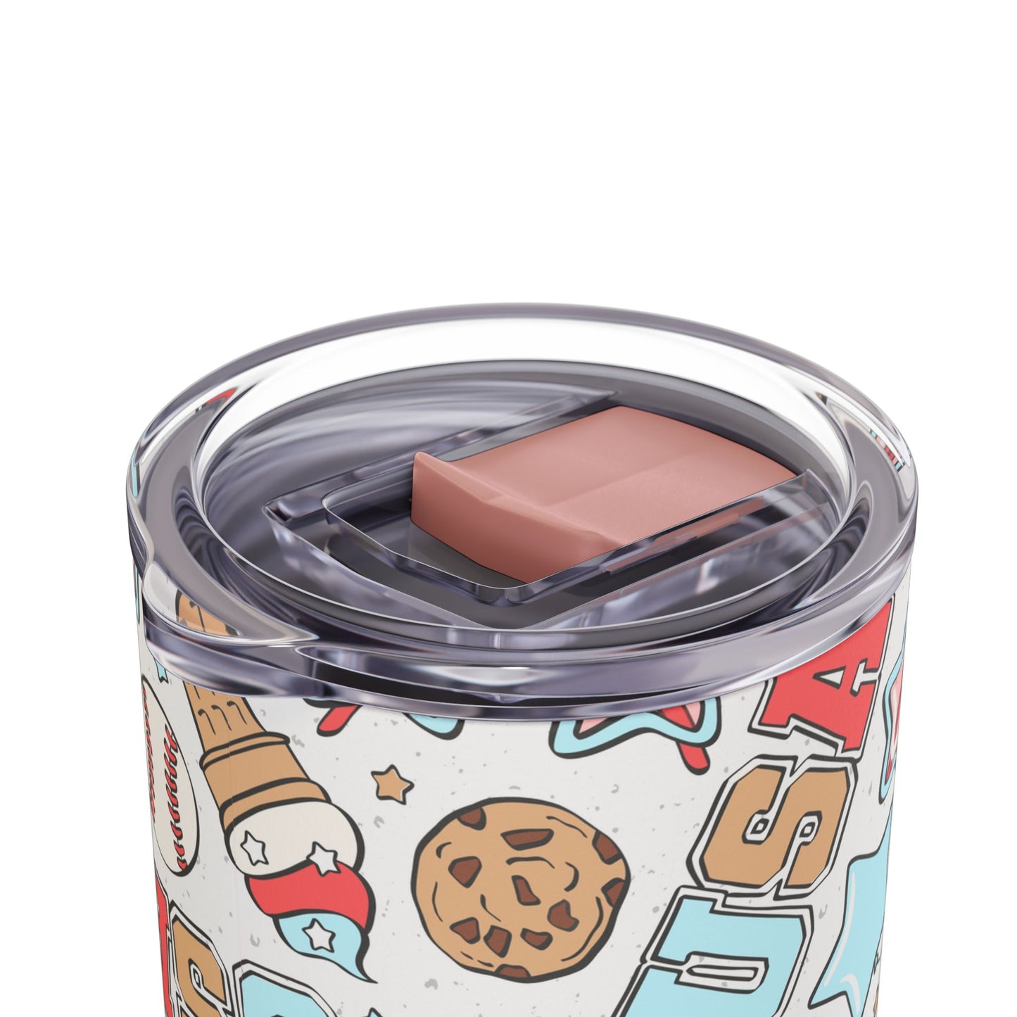 American Treats Skinny Tumbler with screw-on slide
