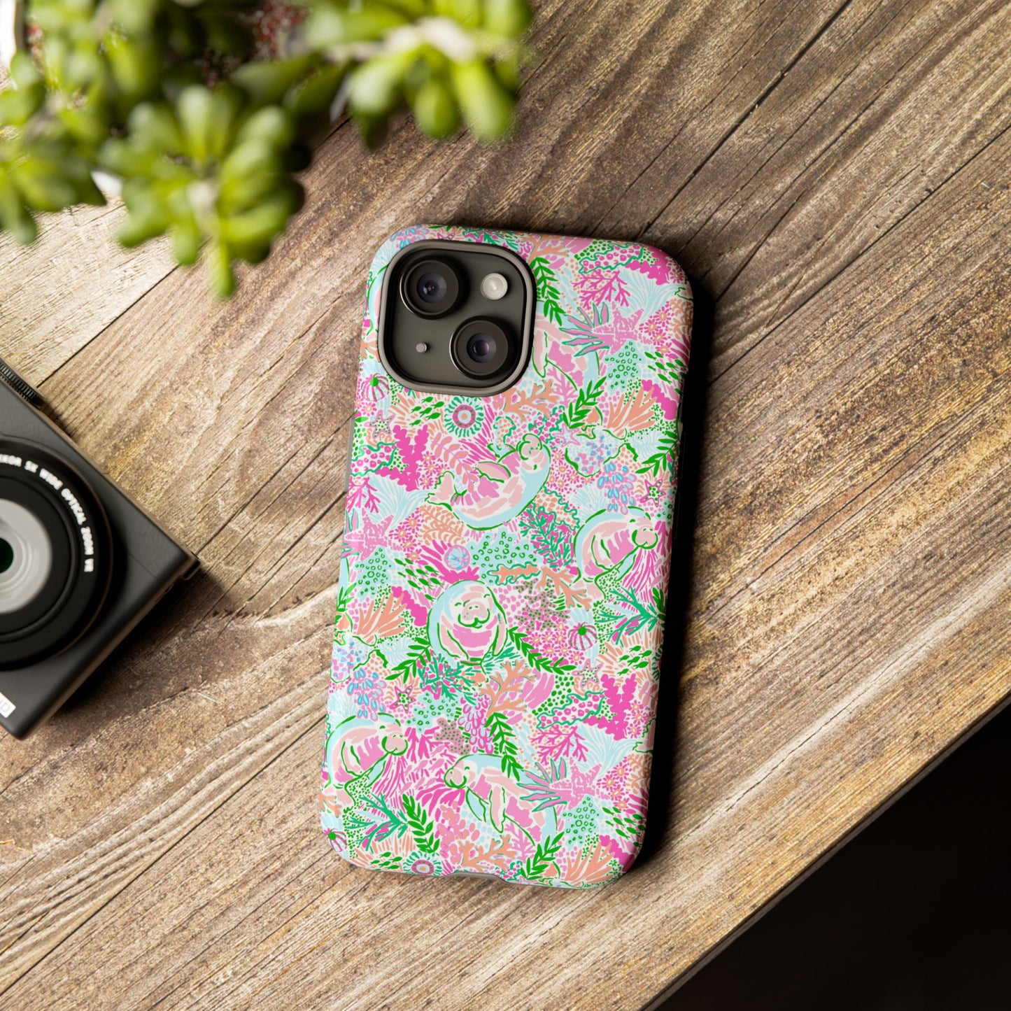 Manatee Paradise iPhone Case