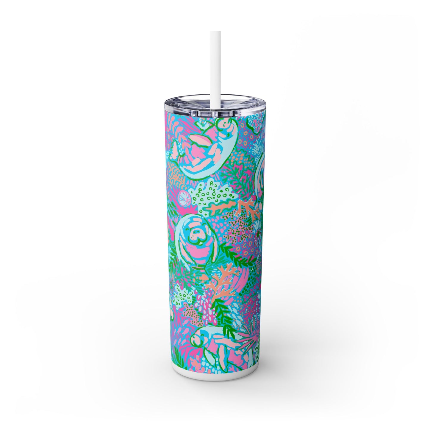 Manatee Paradise Skinny Tumbler