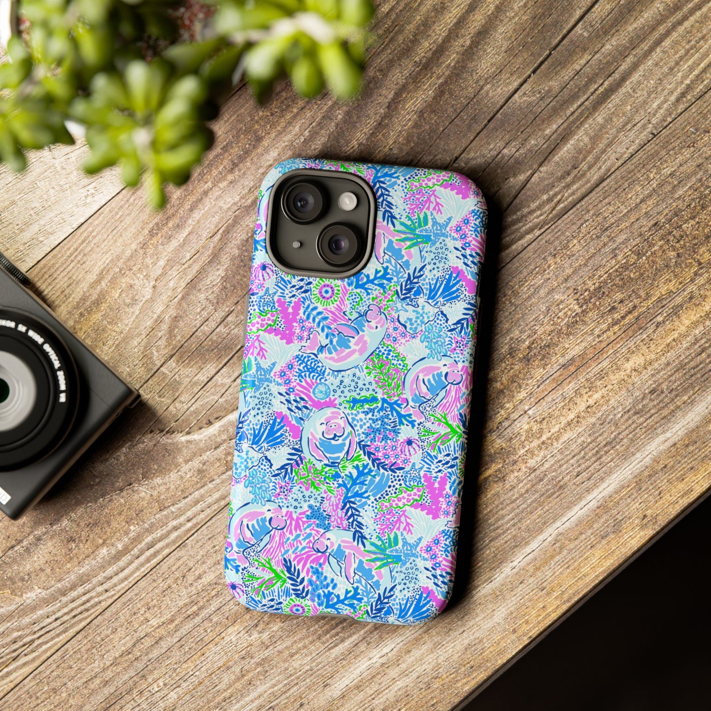 Manatee Paradise iPhone Case