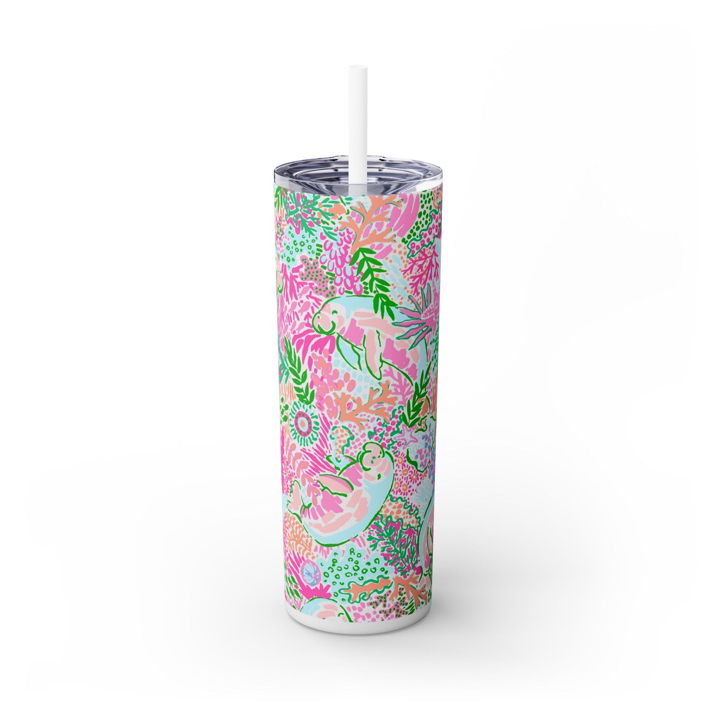 Manatee Paradise Skinny Tumbler