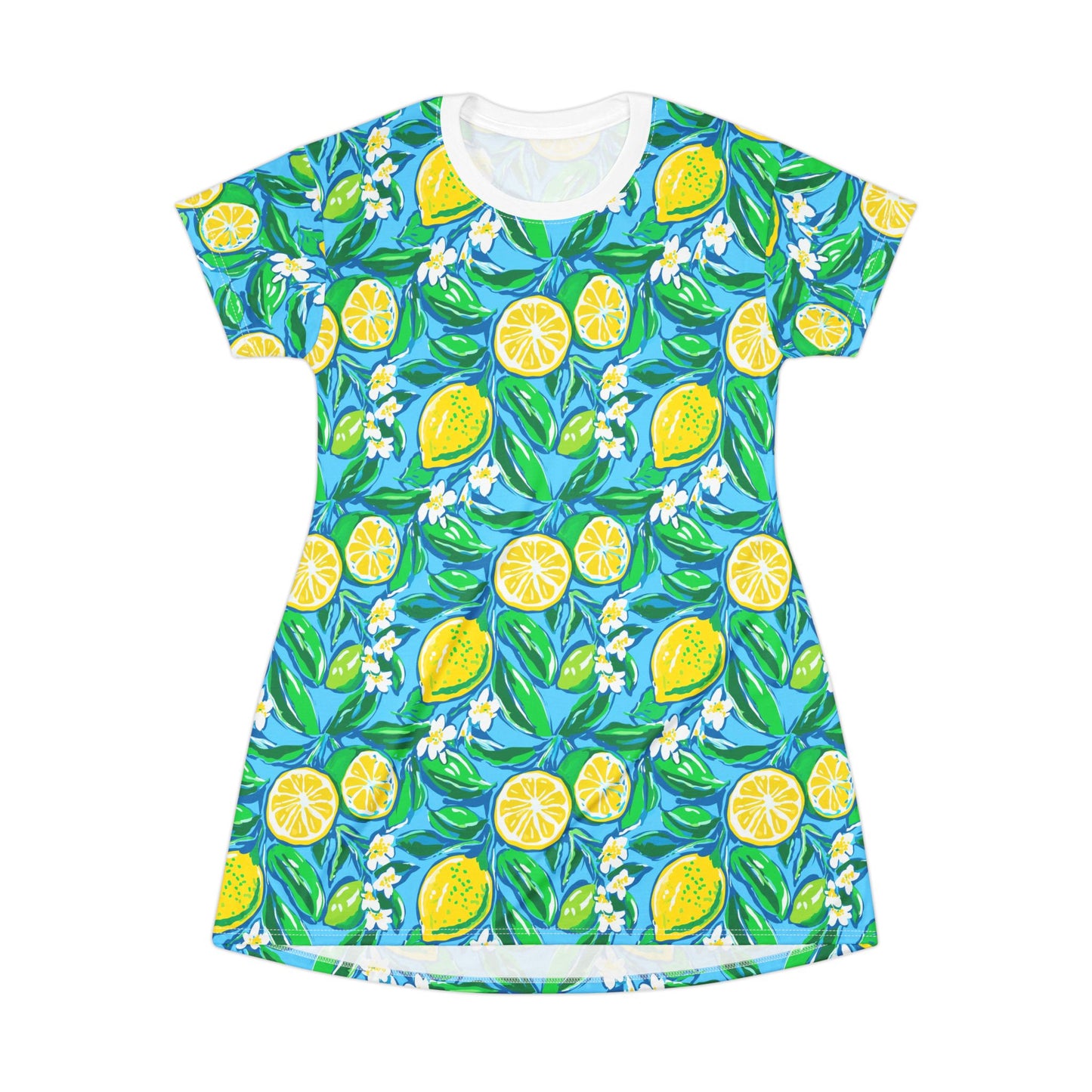 Citrus Splash T-Shirt Dress