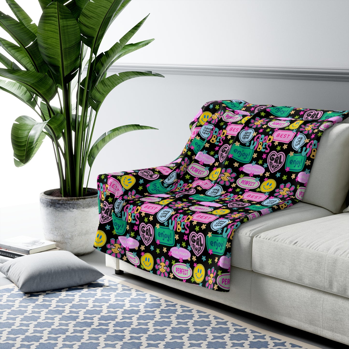 Girl Power, Good Vibes Blanket