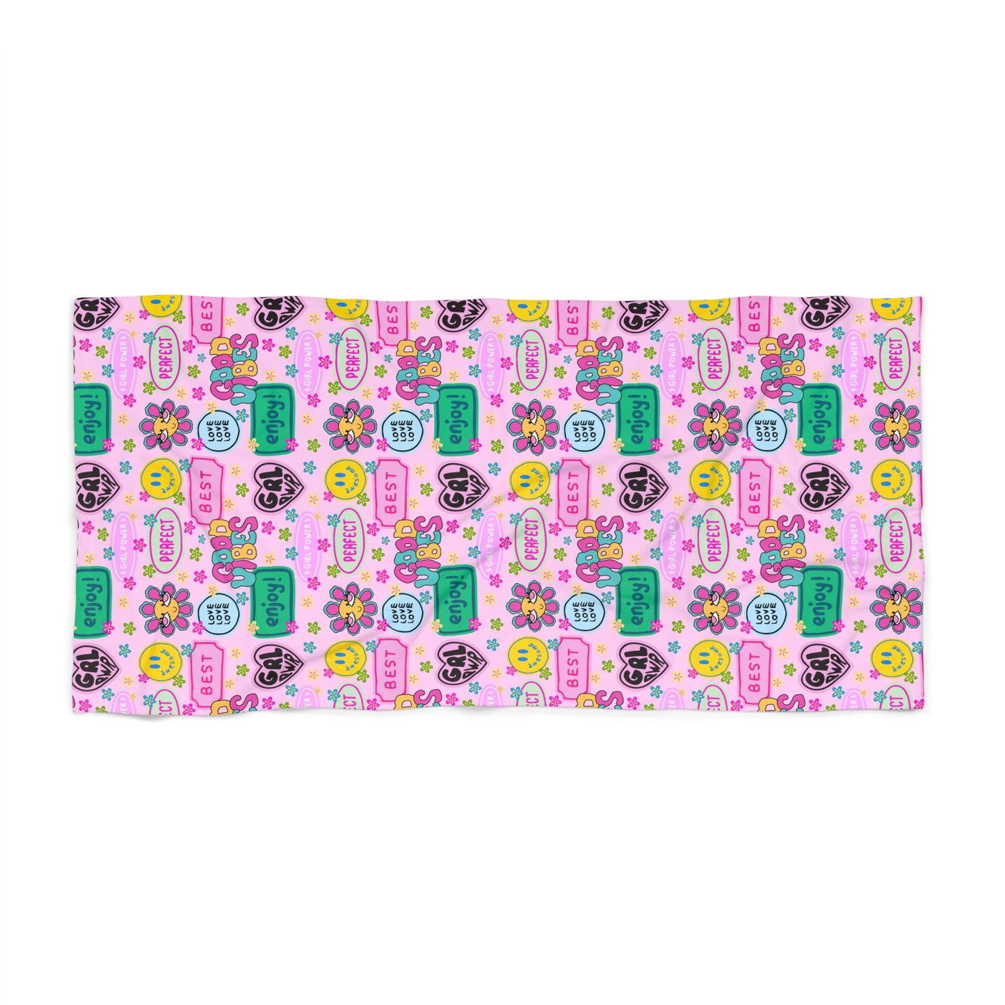 Girl Power, Good Vibes Towel