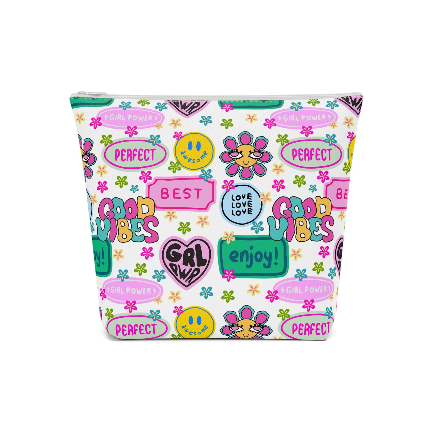 Girl Power, Good Vibes Cosmetic Bag