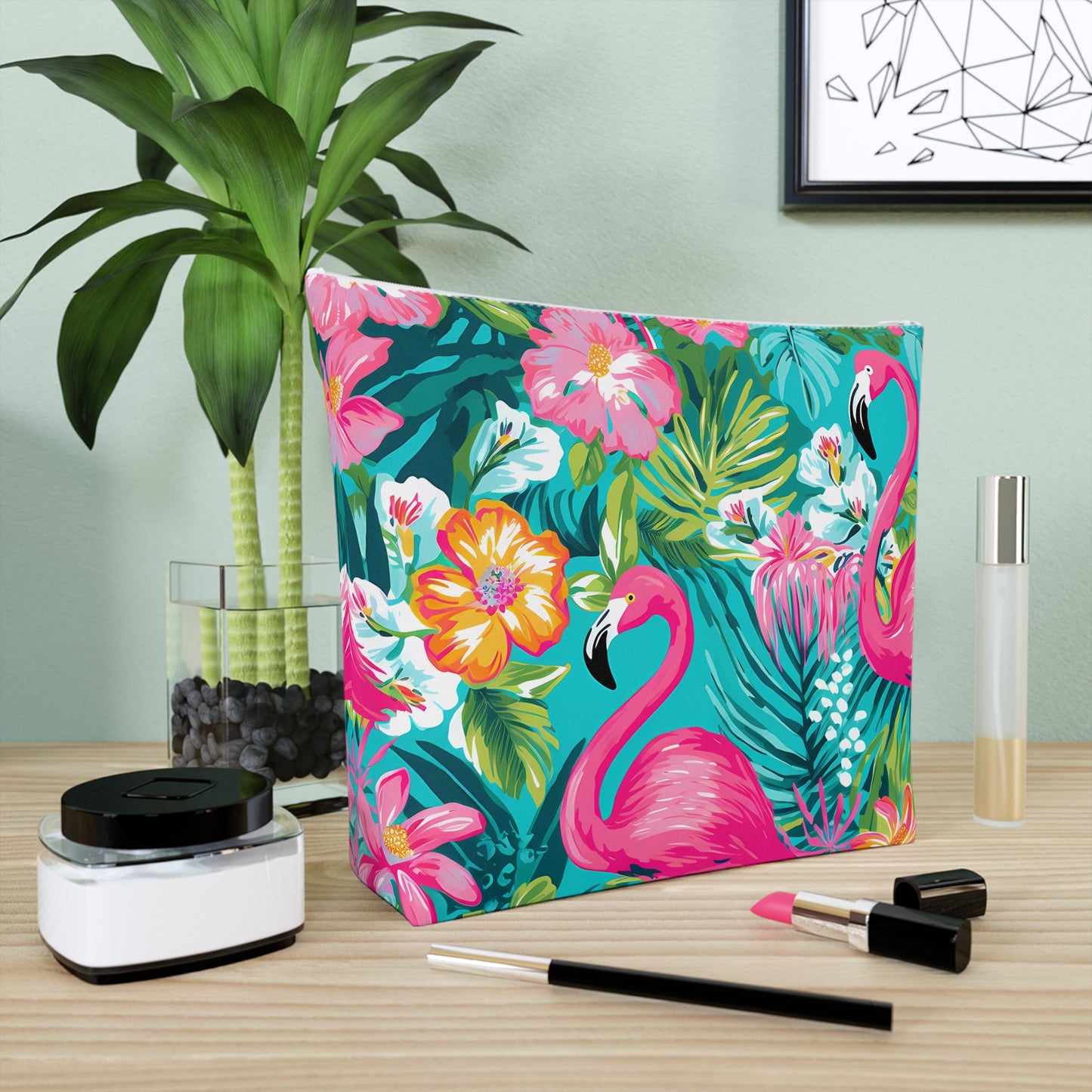 Pink Paradise Cosmetic Bag