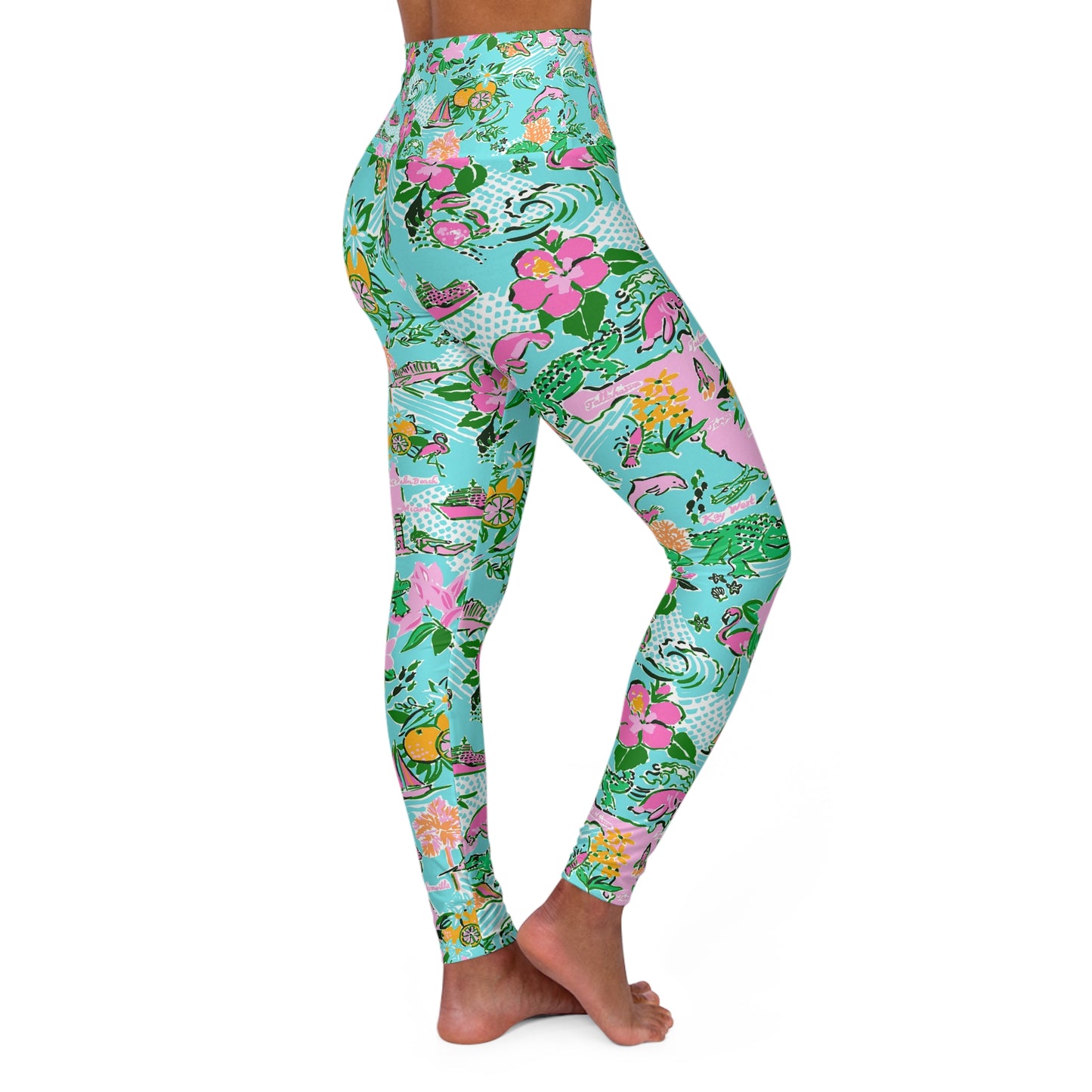 Sunshine State High Waisted Yoga Leggings