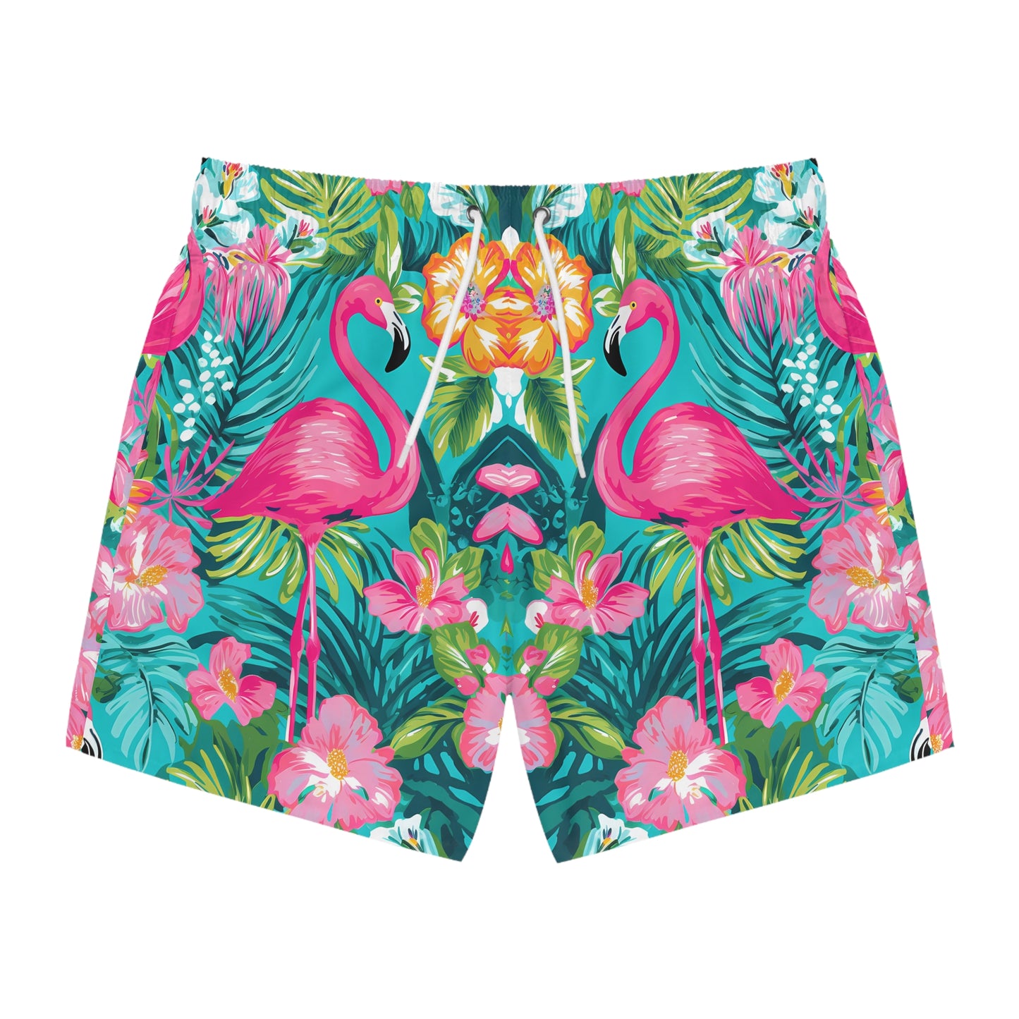 Pink Paradise Swim Trunks