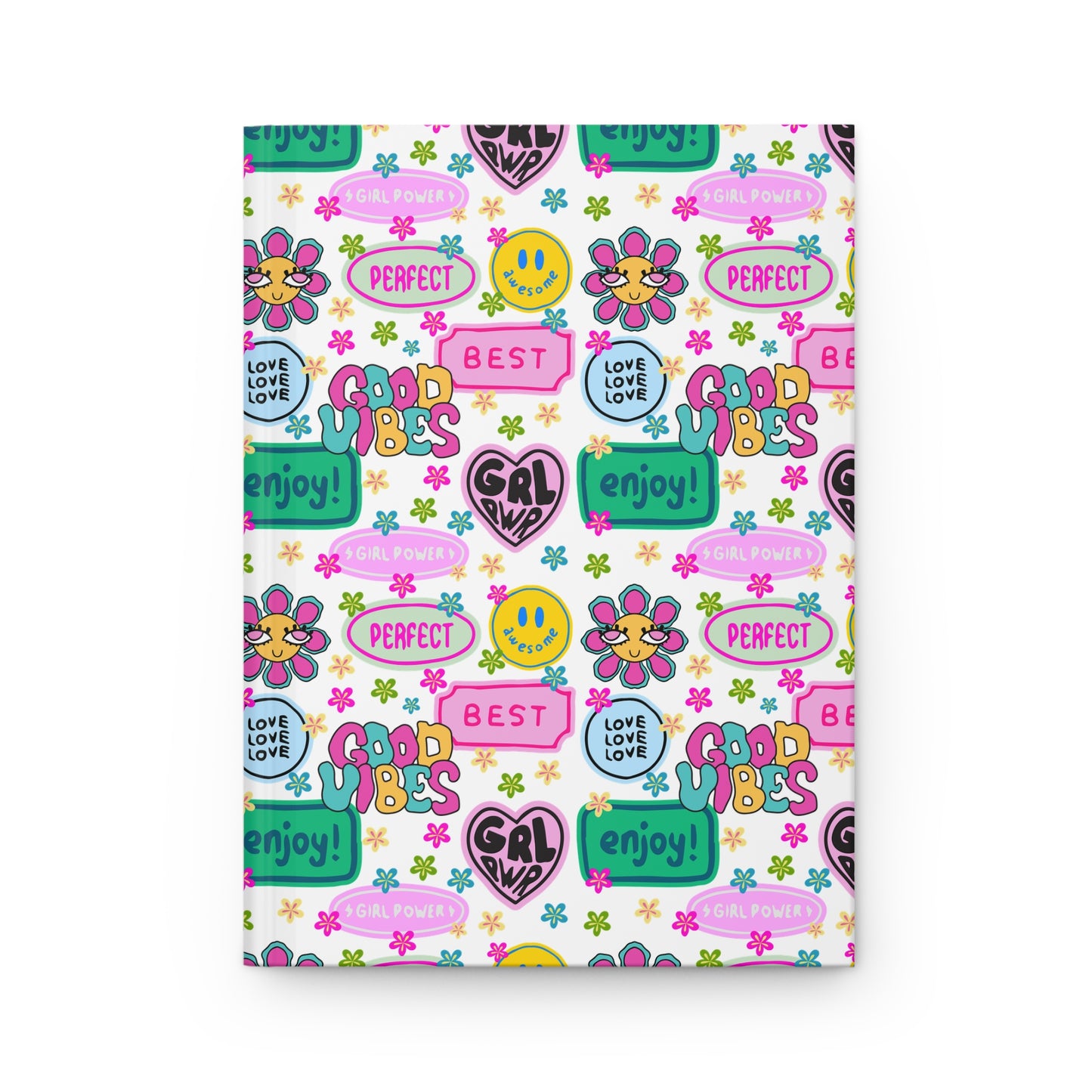 Girl Power, Good Vibes Hardcover Journal