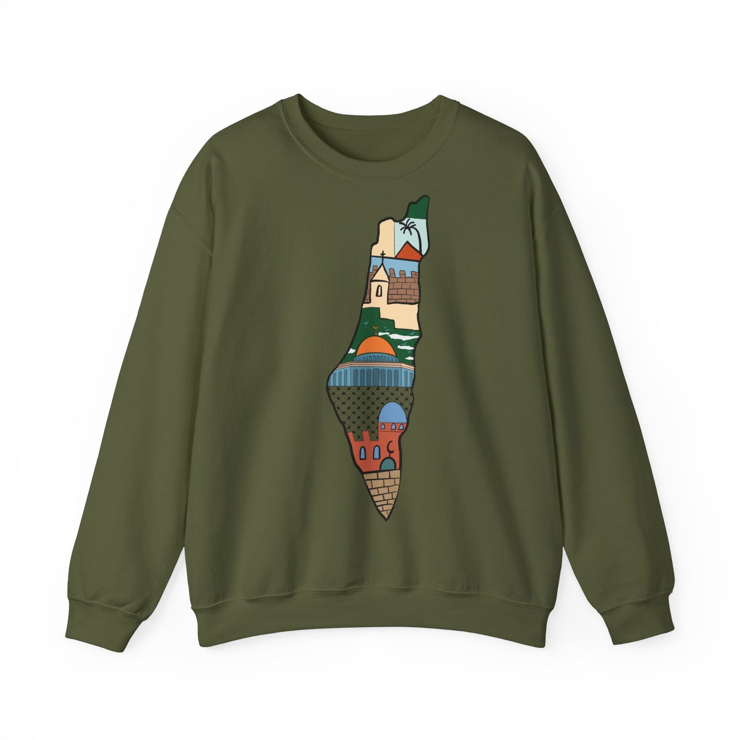 Mapwear: Palestine Edition Sweatshirt | Men