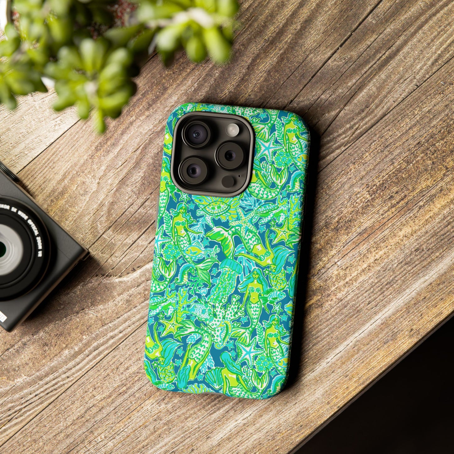 Emerald Mermaid iPhone Case