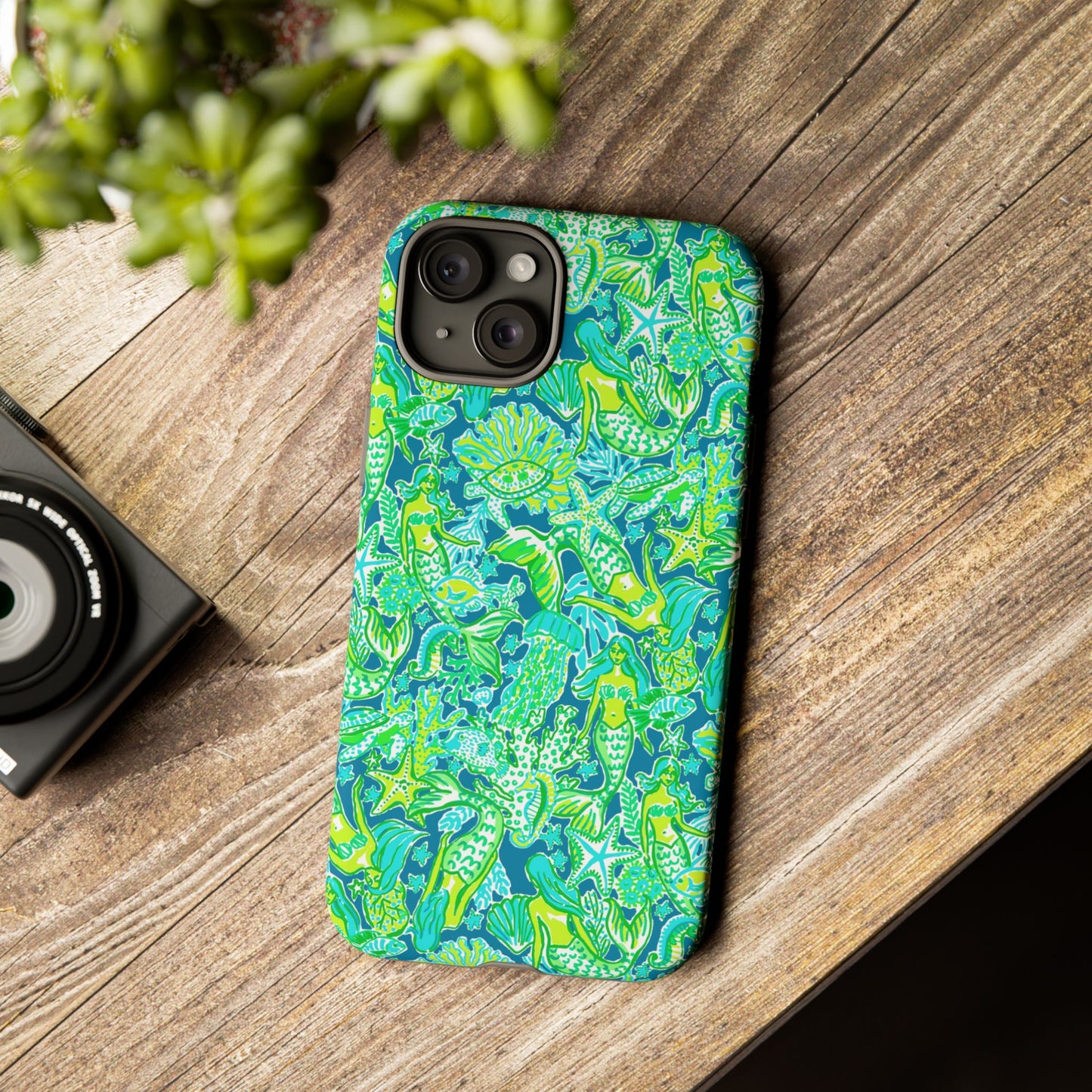 Emerald Mermaid iPhone Case