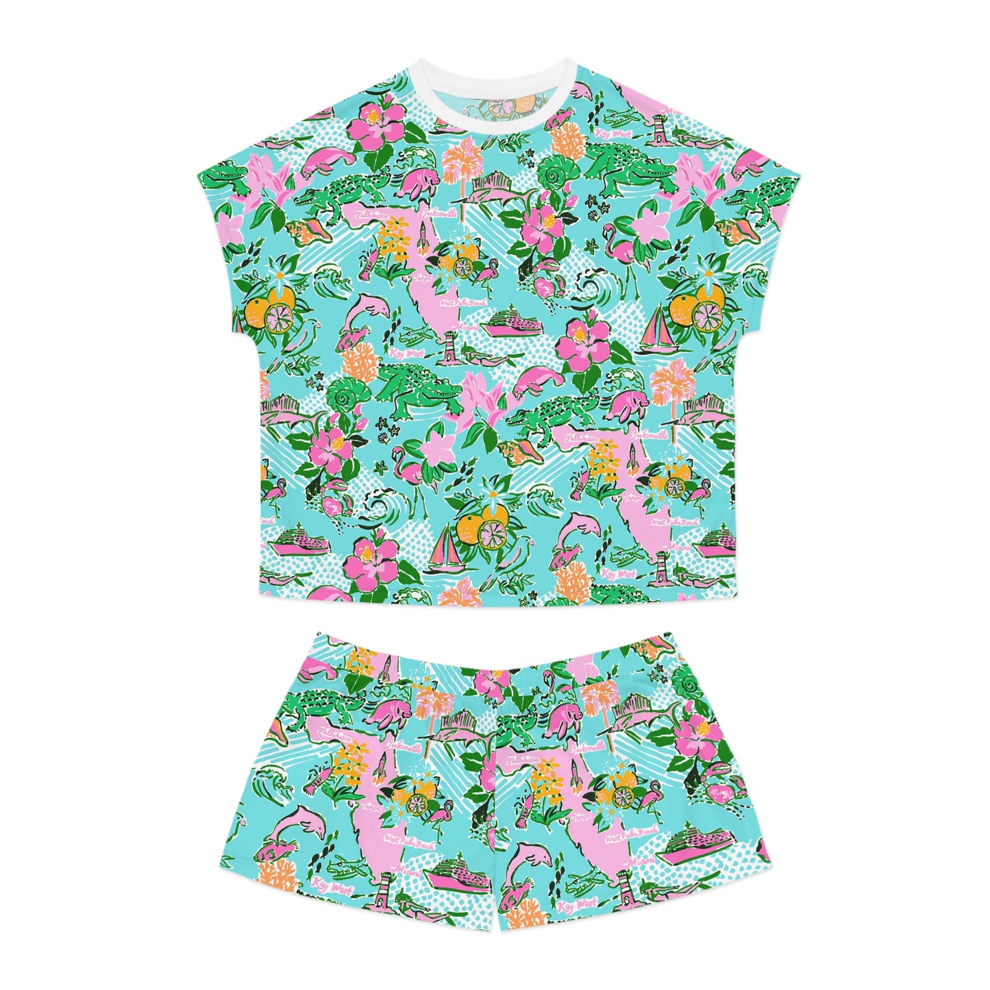 Sunshine State Women's Short Pajama Set