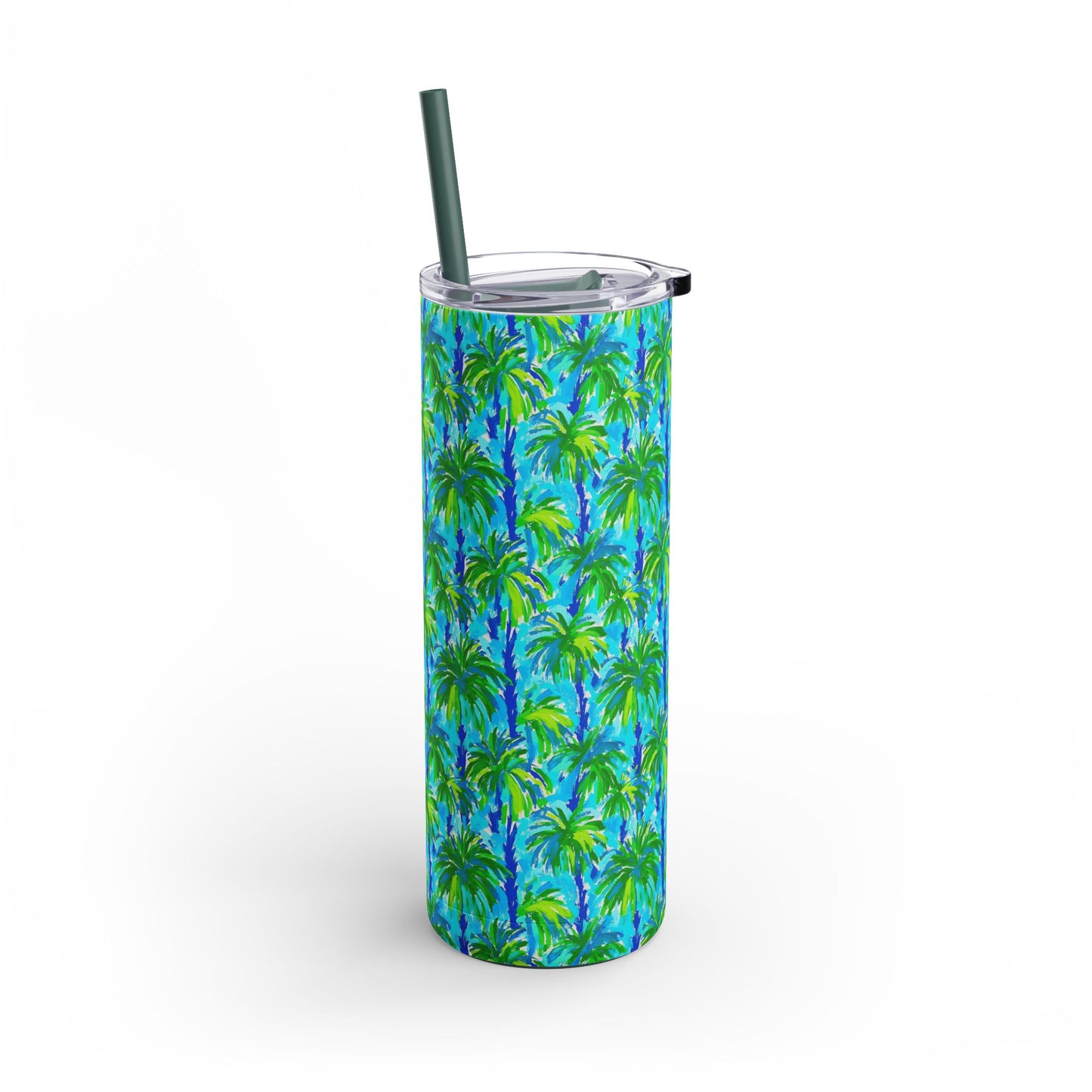 Palm Coast Skinny Tumbler with screw-on slide