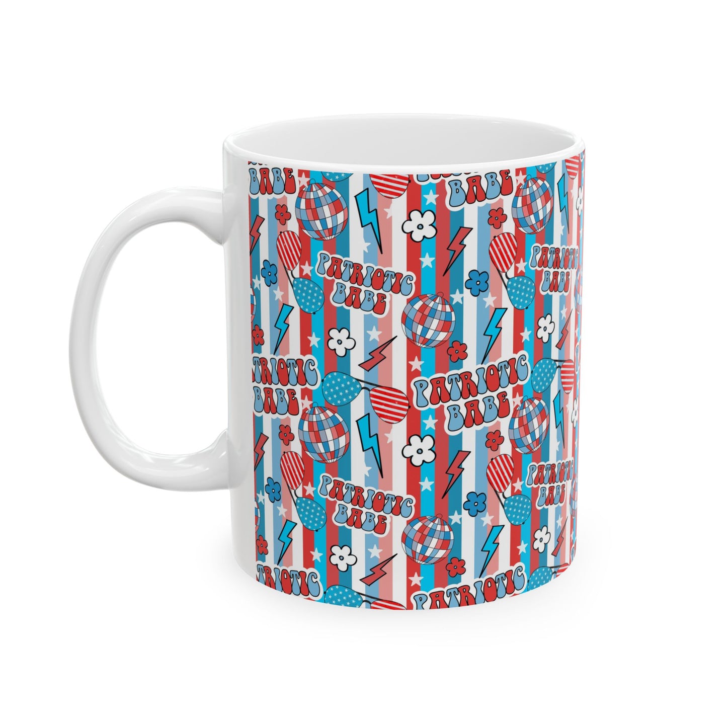 Patriotic Babe Mug