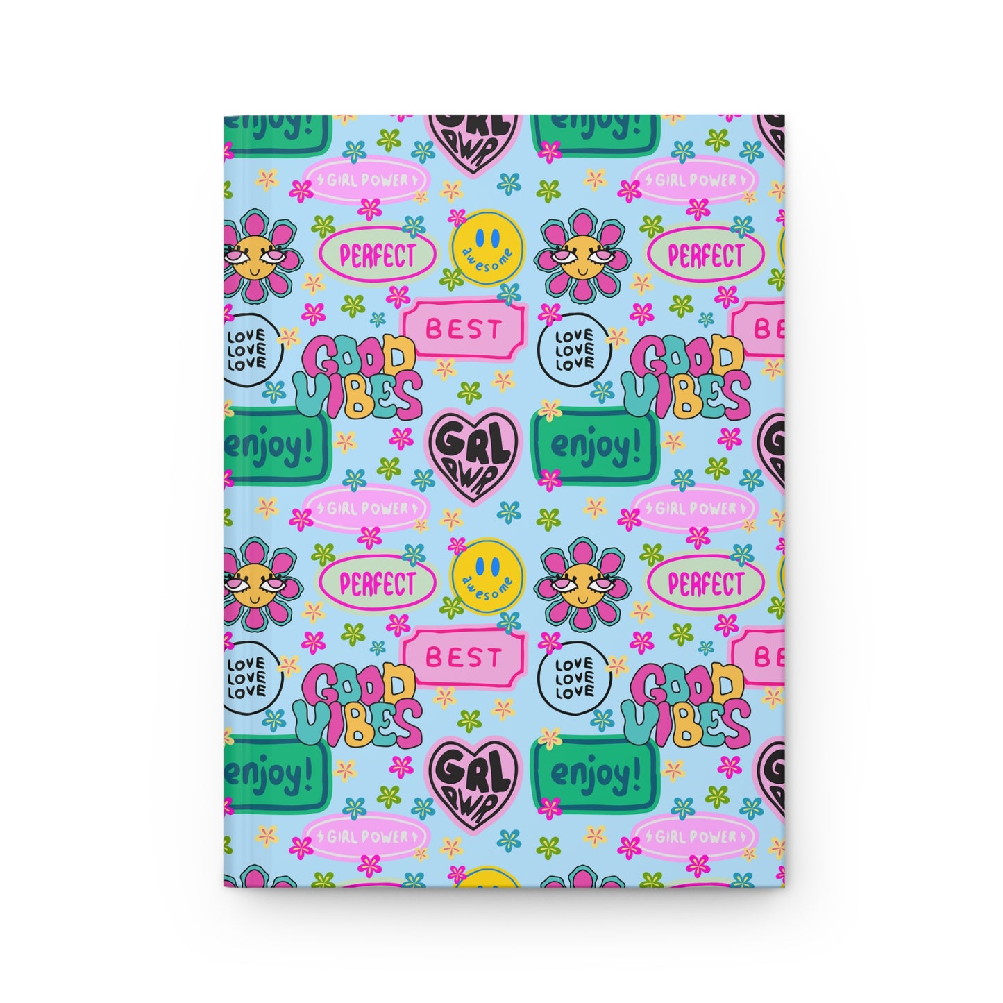 Girl Power, Good Vibes Hardcover Journal