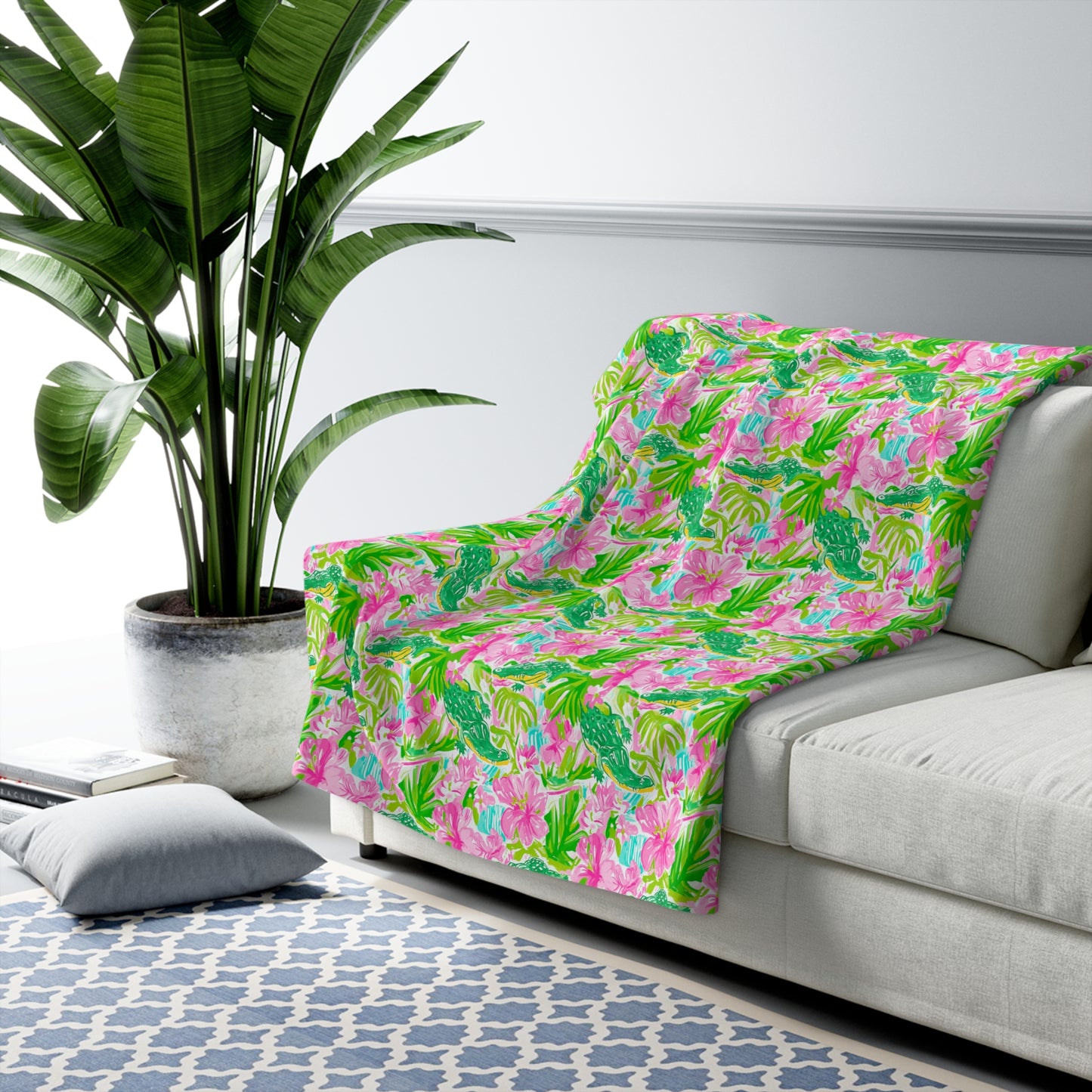 Swamp King Sherpa Fleece Blanket