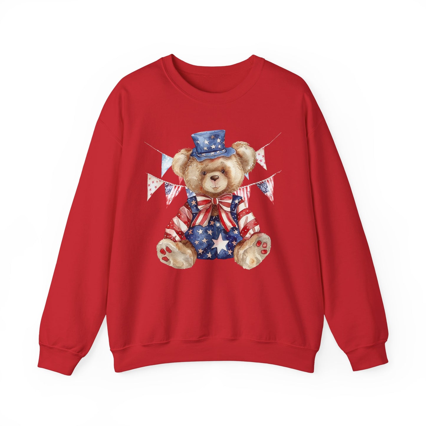 Patriotic Teddy Bear Sweatshirt | Unisex