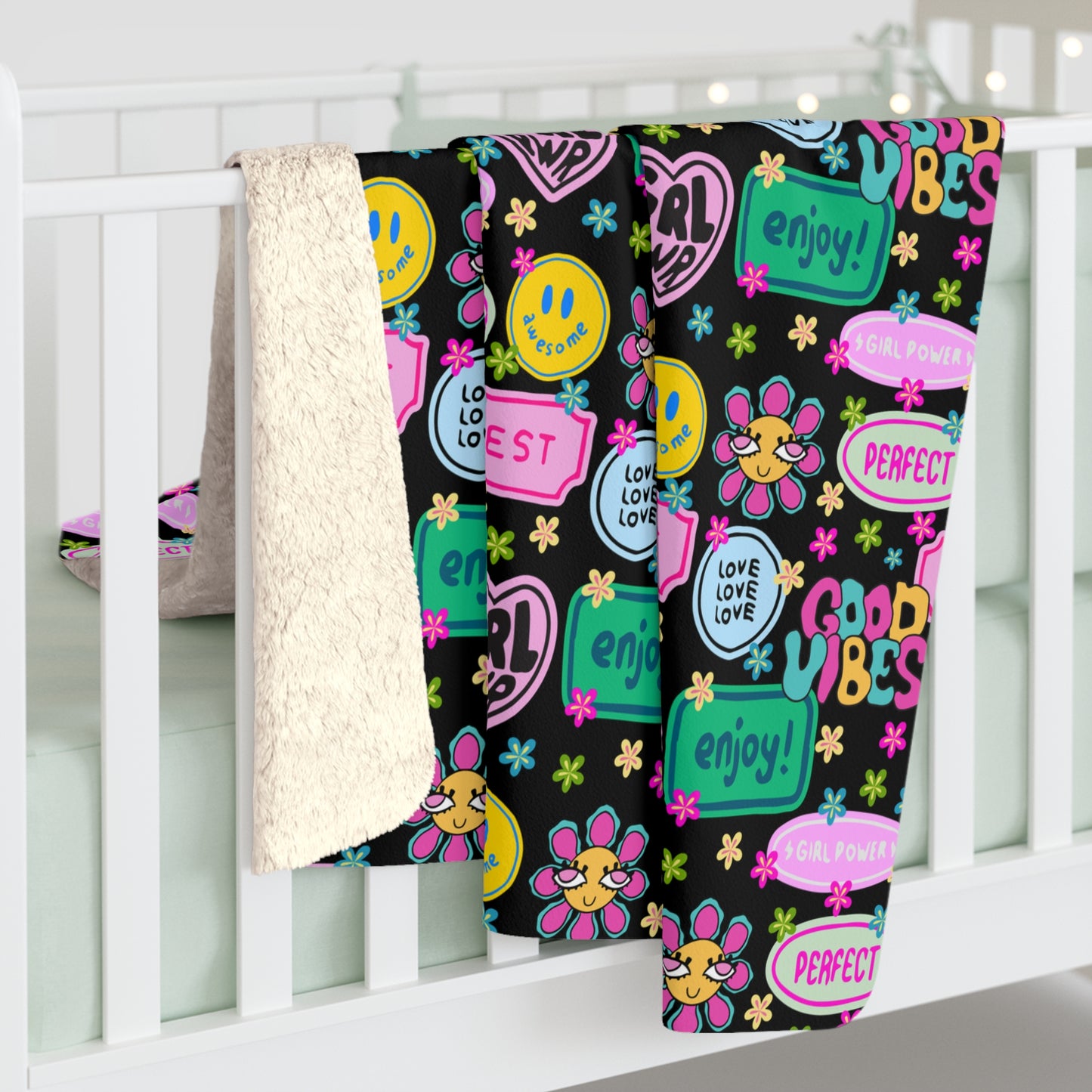 Girl Power, Good Vibes Blanket