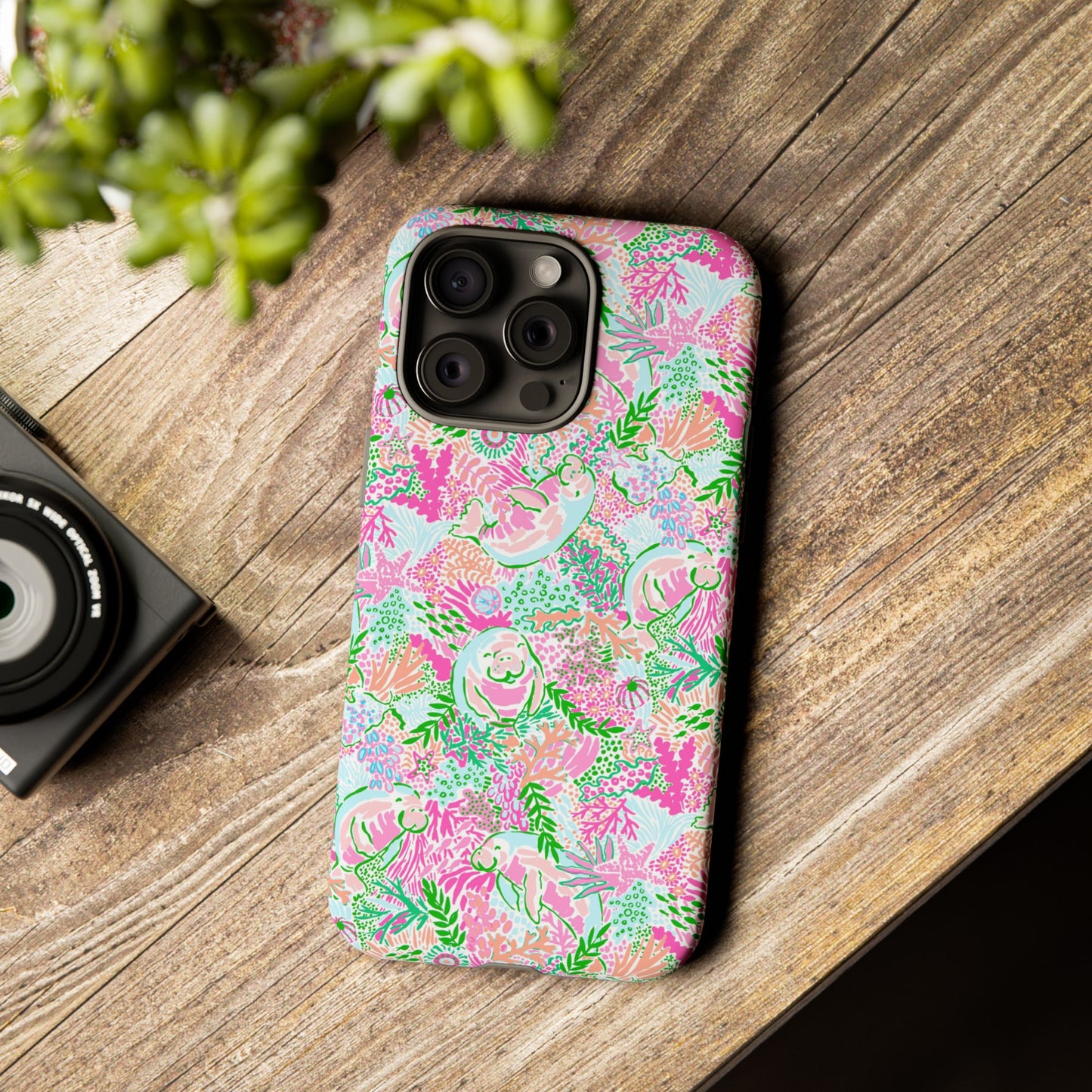Manatee Paradise iPhone Case