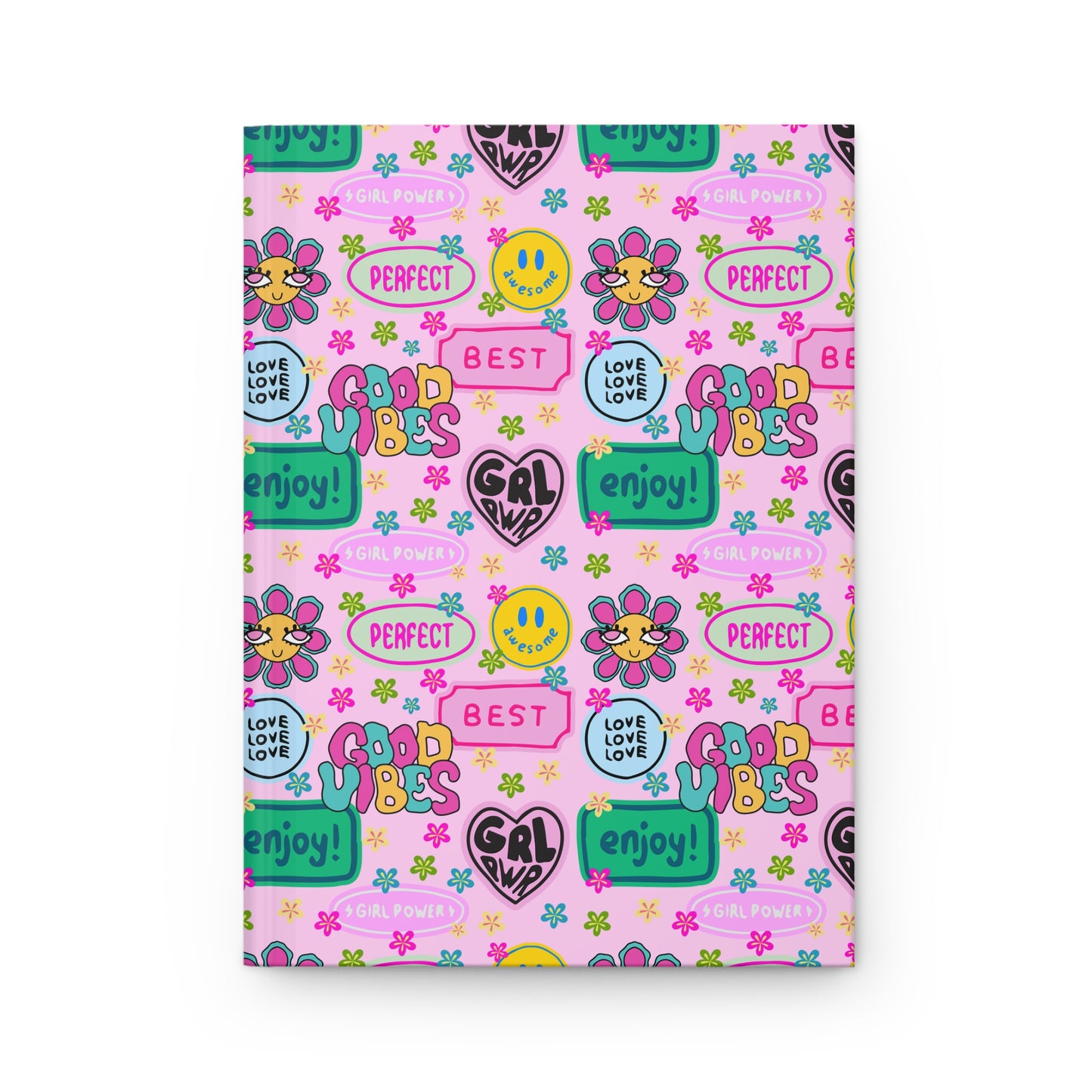 Girl Power, Good Vibes Hardcover Journal