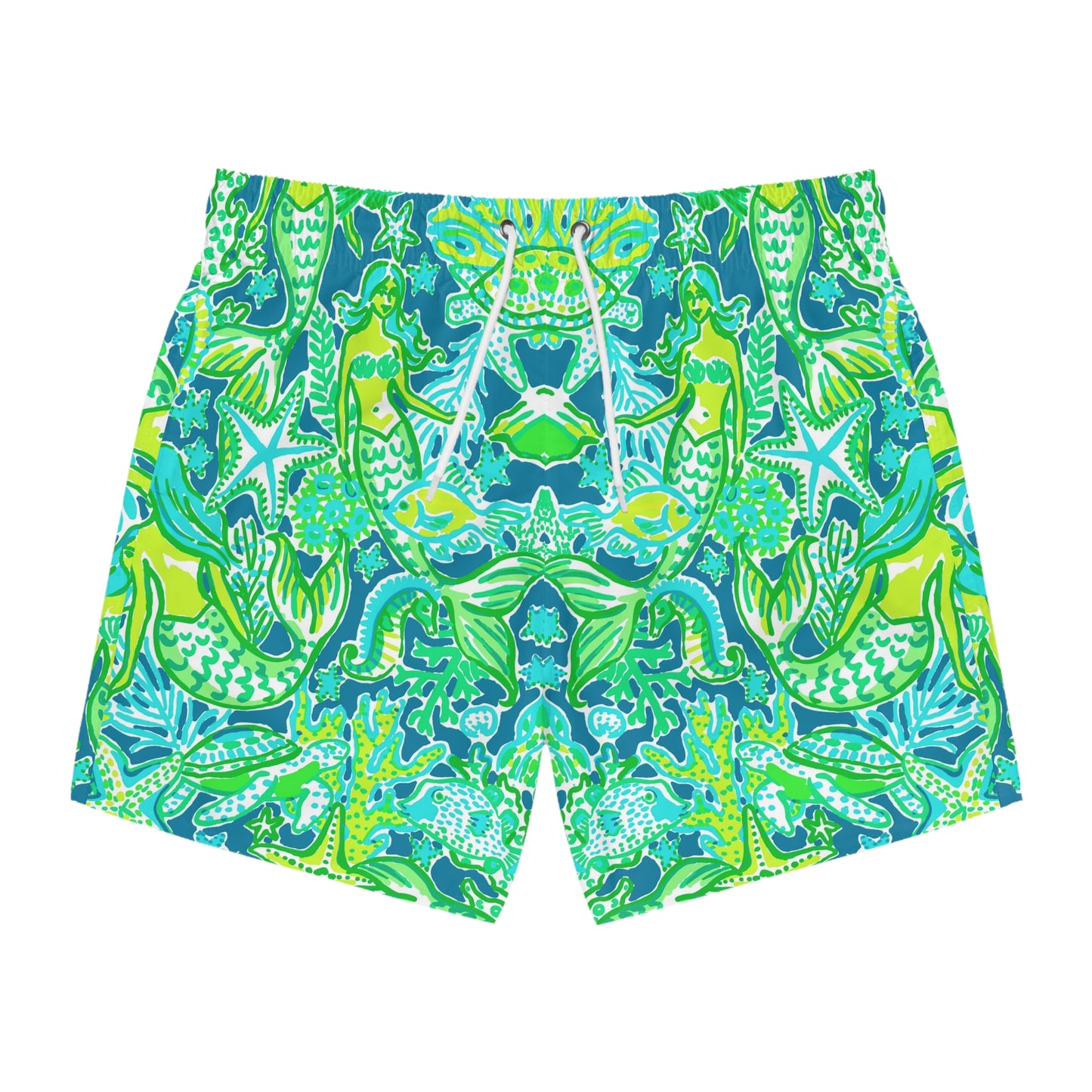 Emerald Mermaid Swim Trunks