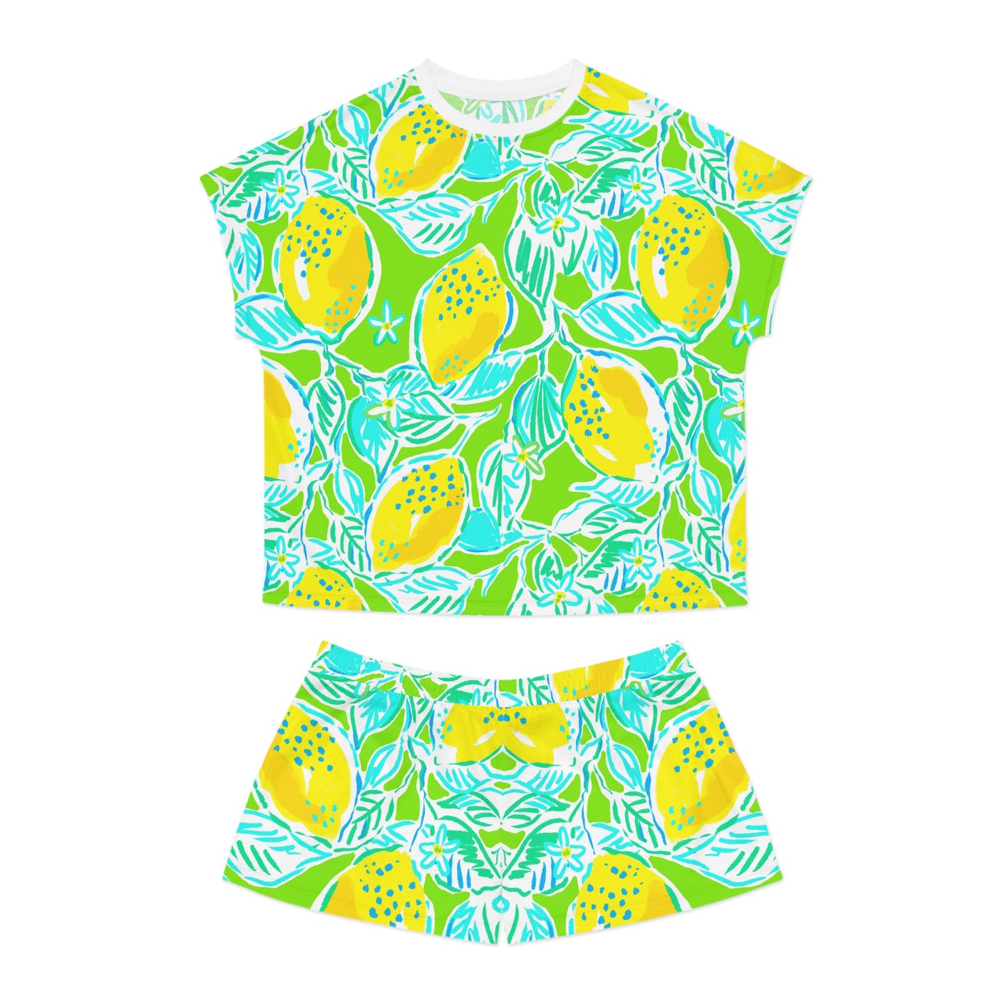 Lemonade Days Women's Short Pajama Set