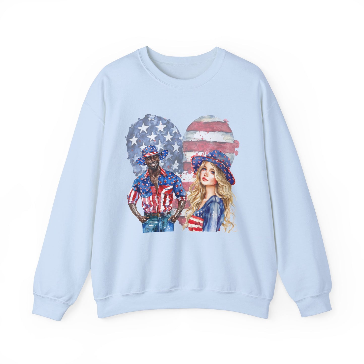 Red, White & Love Sweatshirt | Unisex