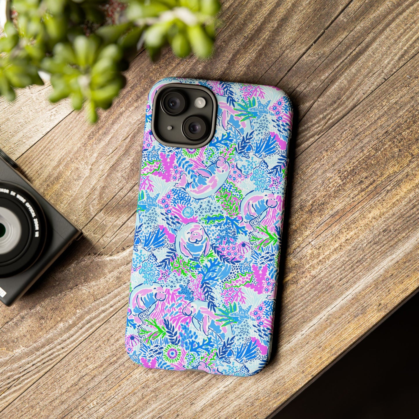 Manatee Paradise iPhone Case