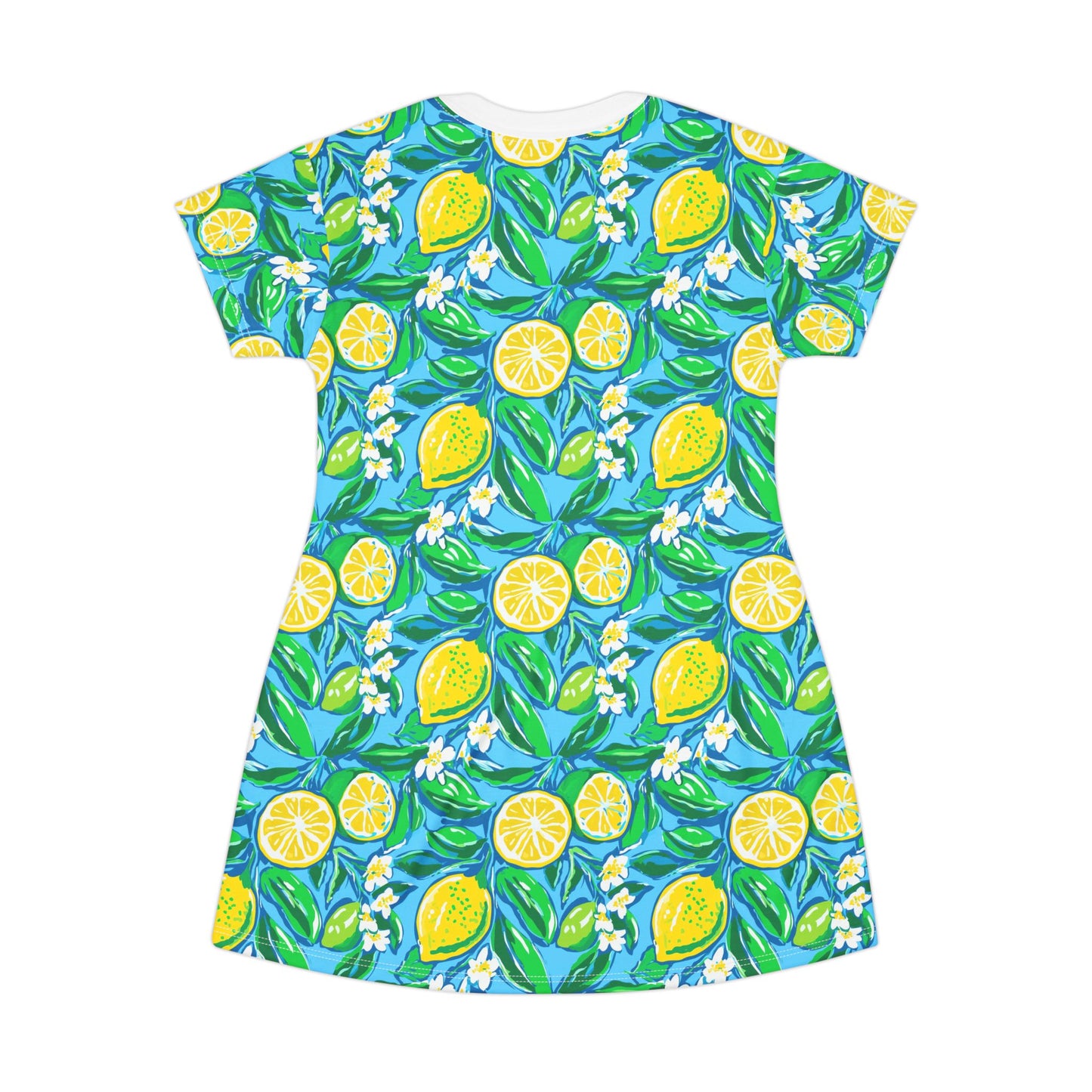Citrus Splash T-Shirt Dress