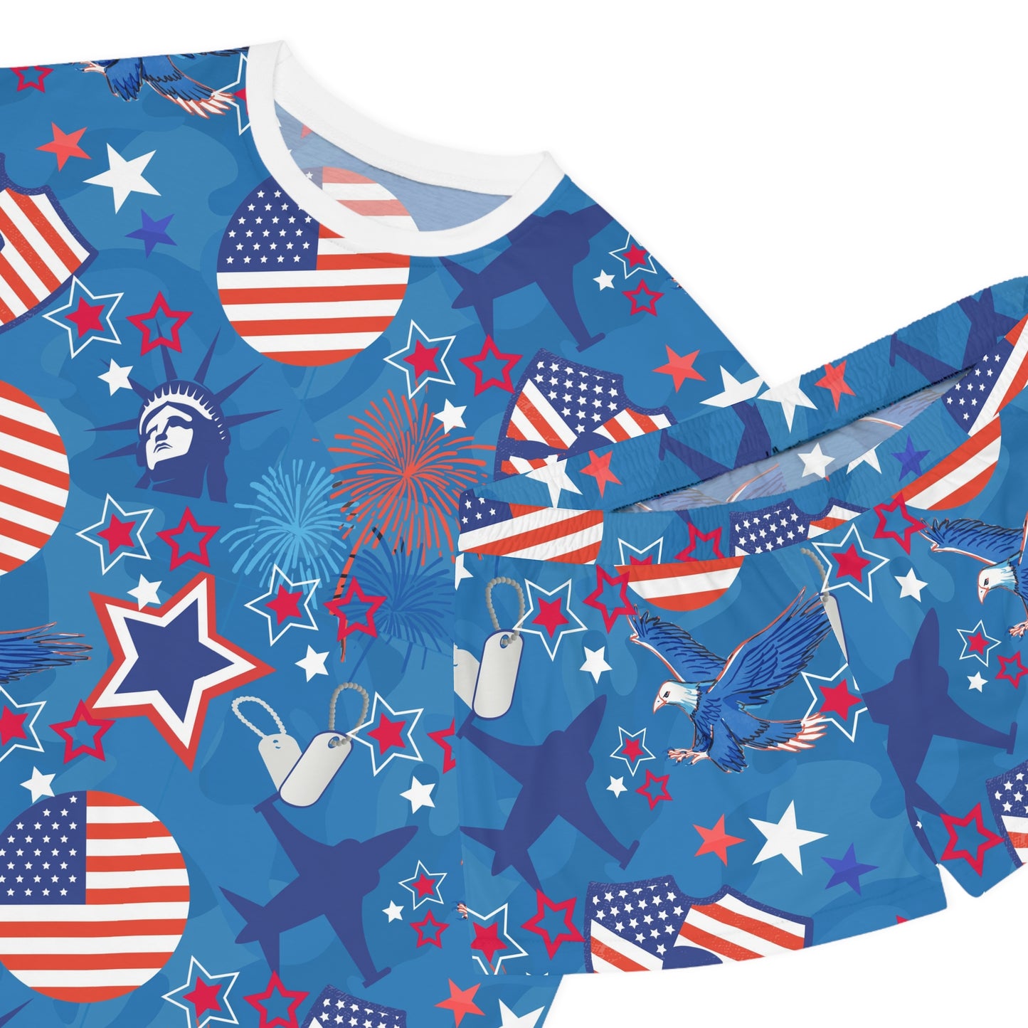 Patriot Duty Women's Short Pajama Set