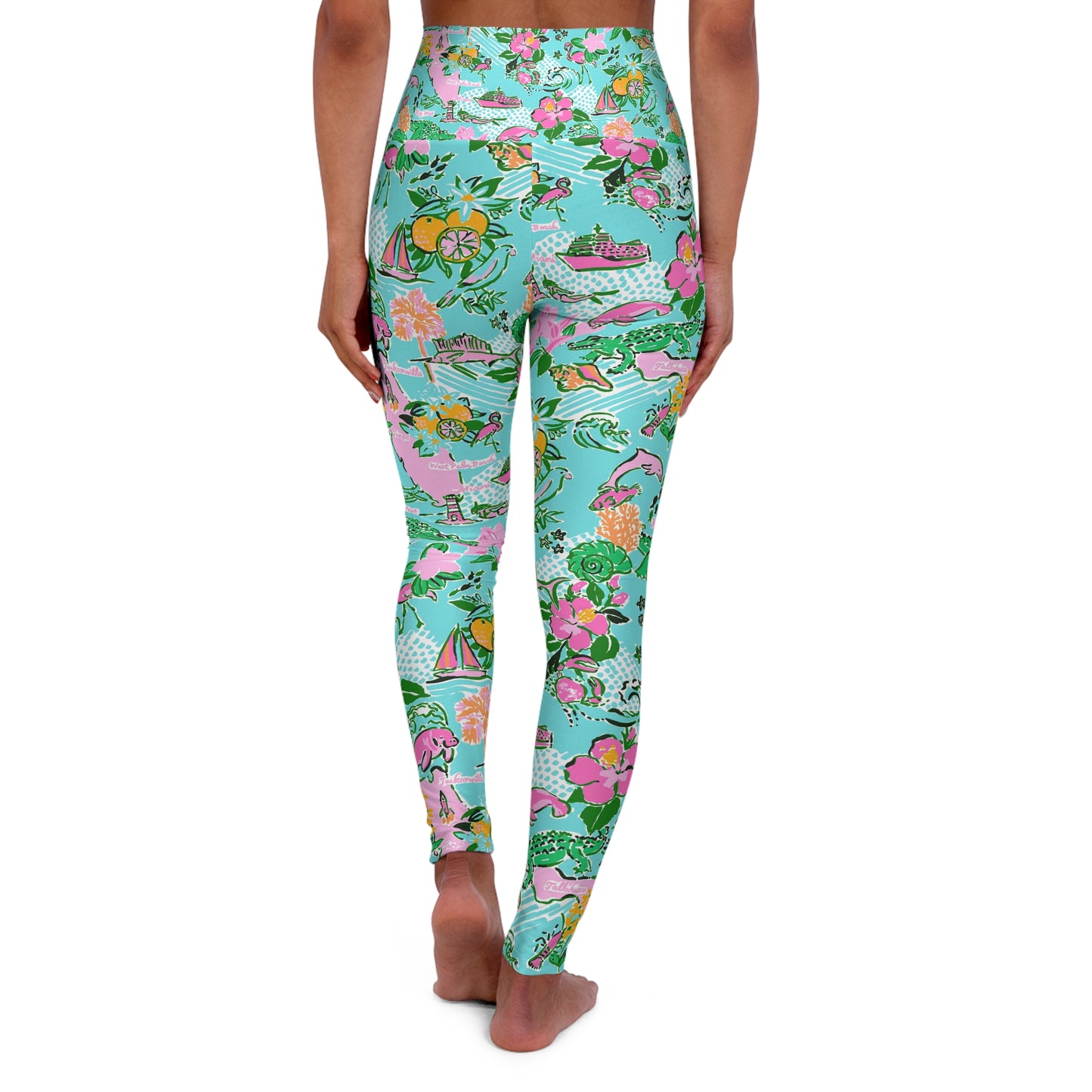 Sunshine State High Waisted Yoga Leggings