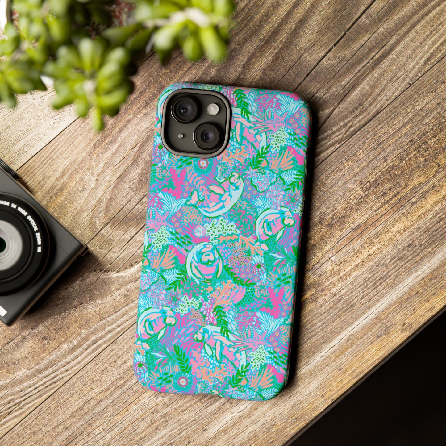 Manatee Paradise iPhone Case