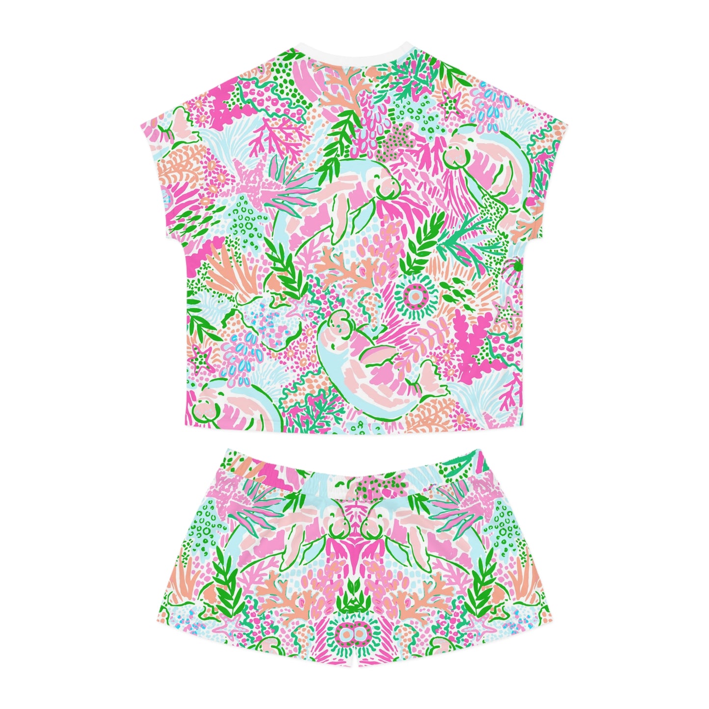 Manatee Paradise Women's Short Pajama Set