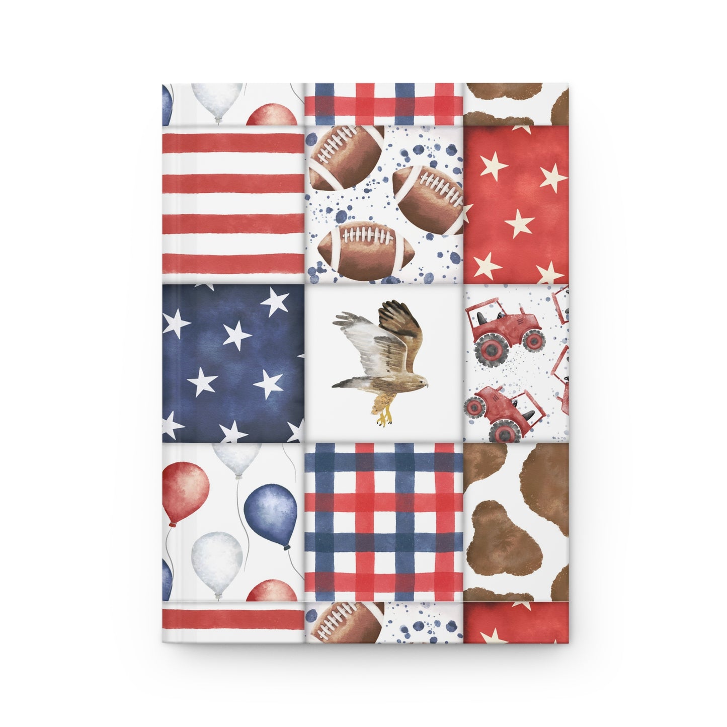 Patriot Patchwork Hardcover Journal