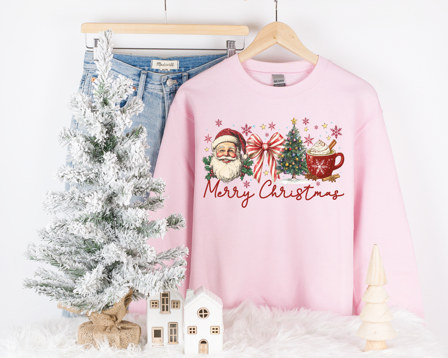 Pink Christmas Sweatshirt