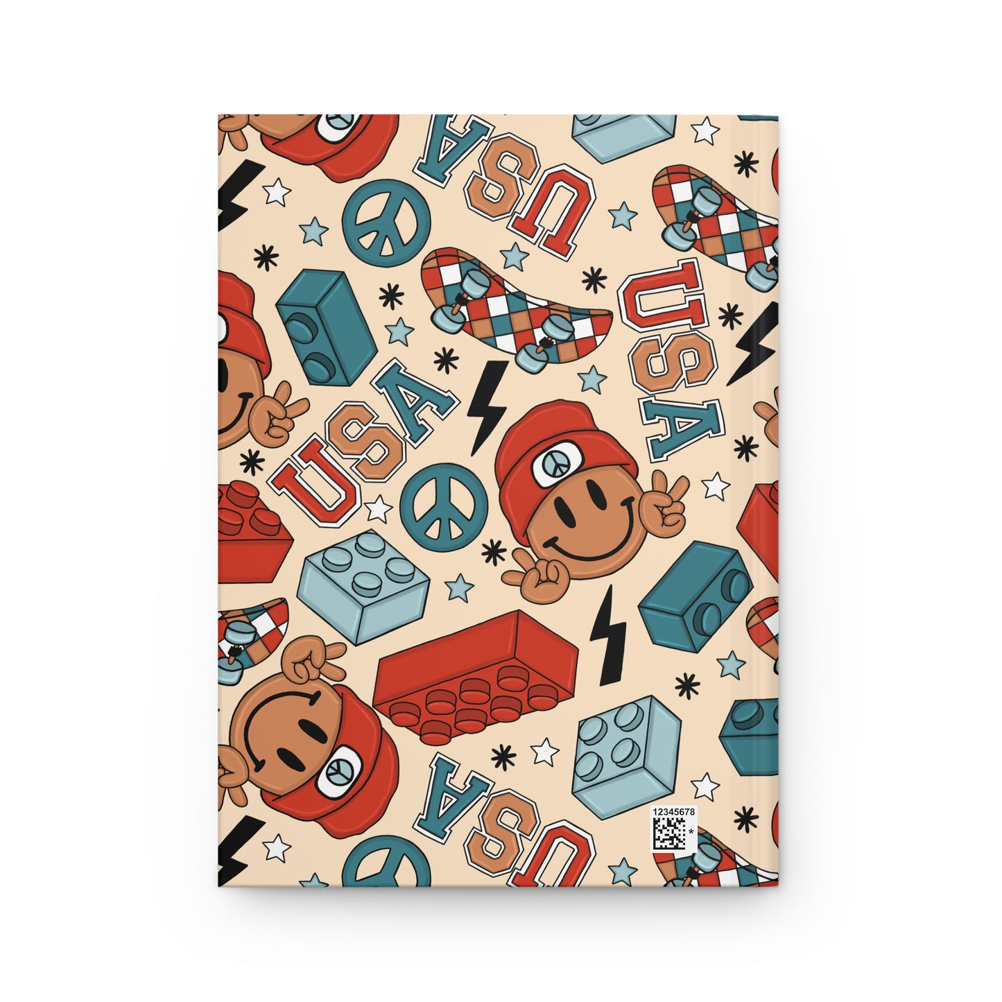 Smiles & Stripes Hardcover Journal