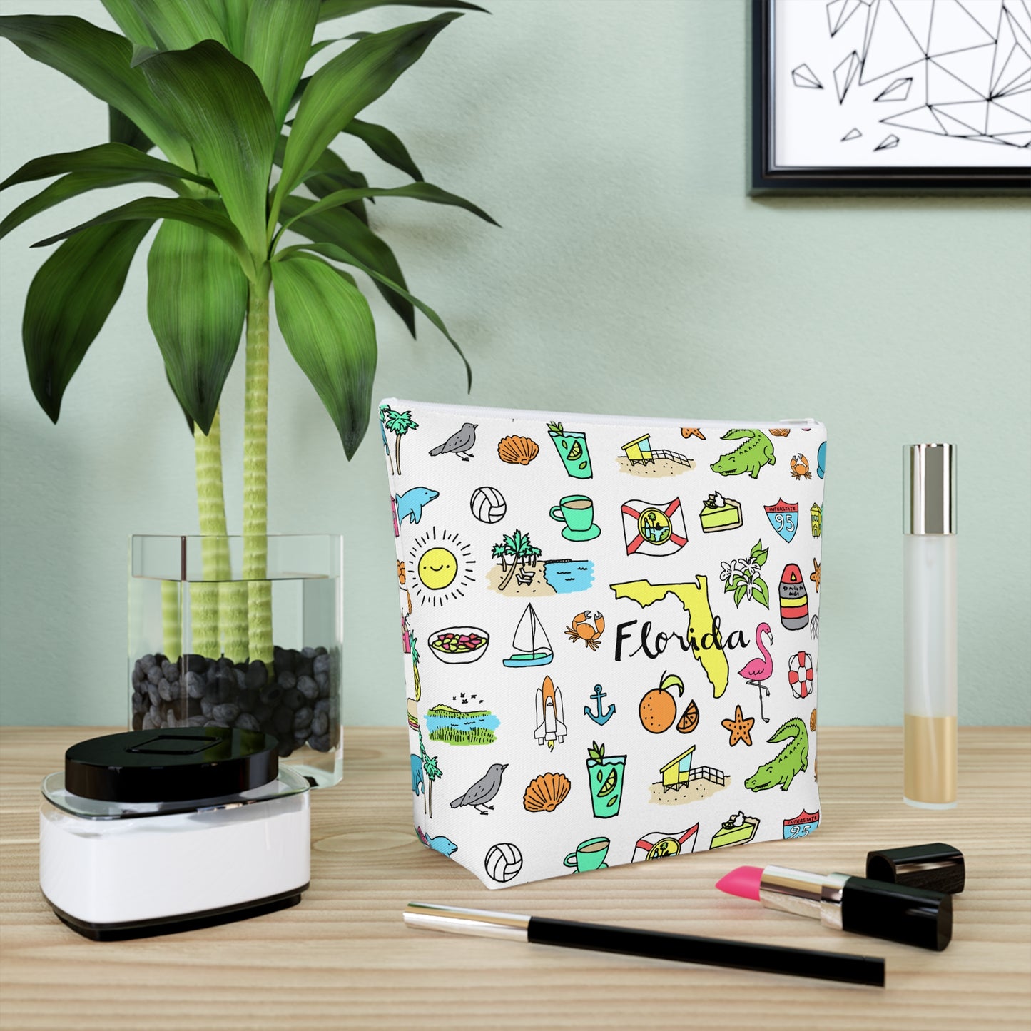 Tropicool Florida Cosmetic Bag