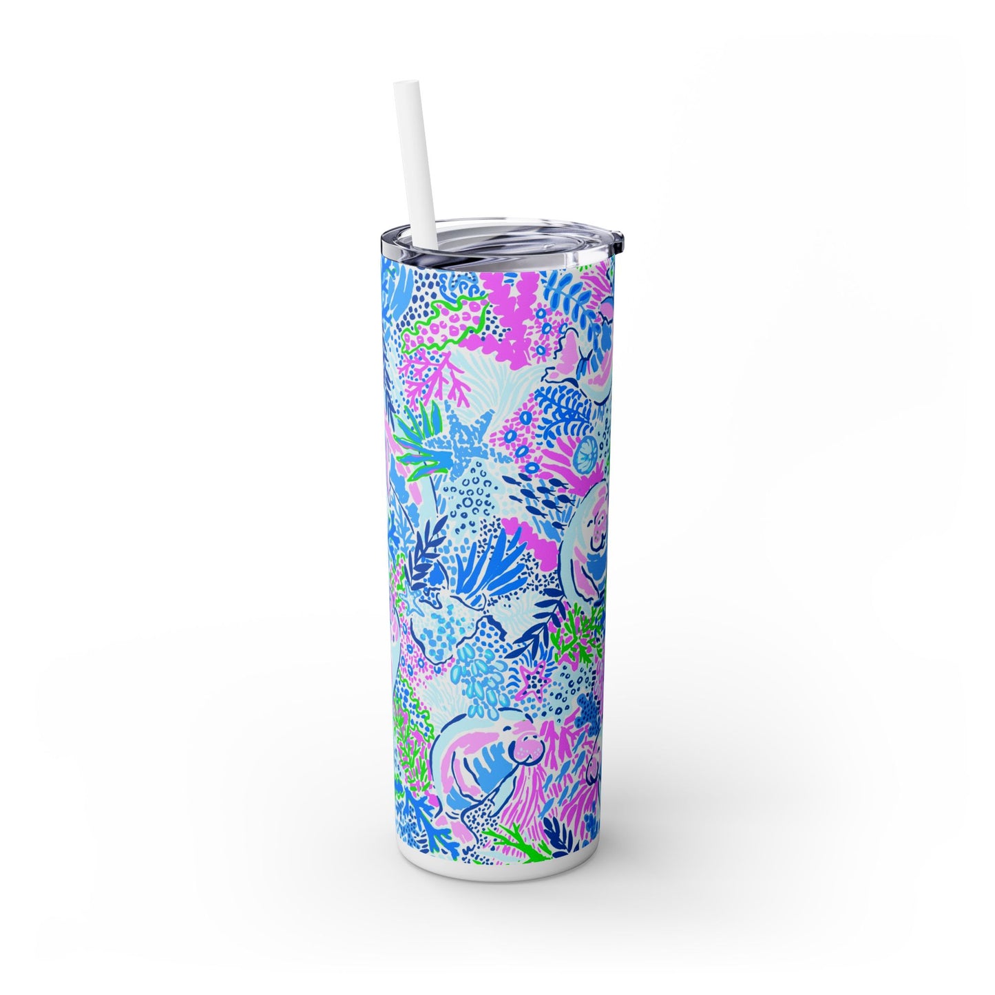 Manatee Paradise Skinny Tumbler