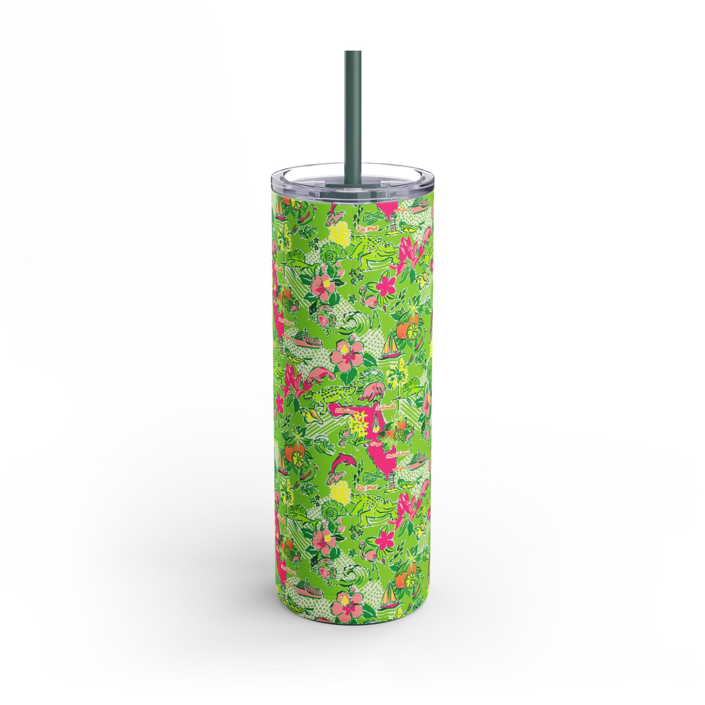 Sunshine State Skinny Tumbler with screw-on slide