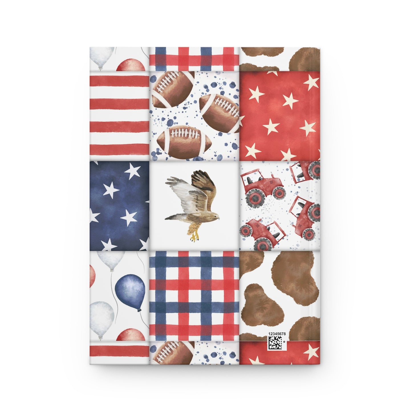 Patriot Patchwork Hardcover Journal
