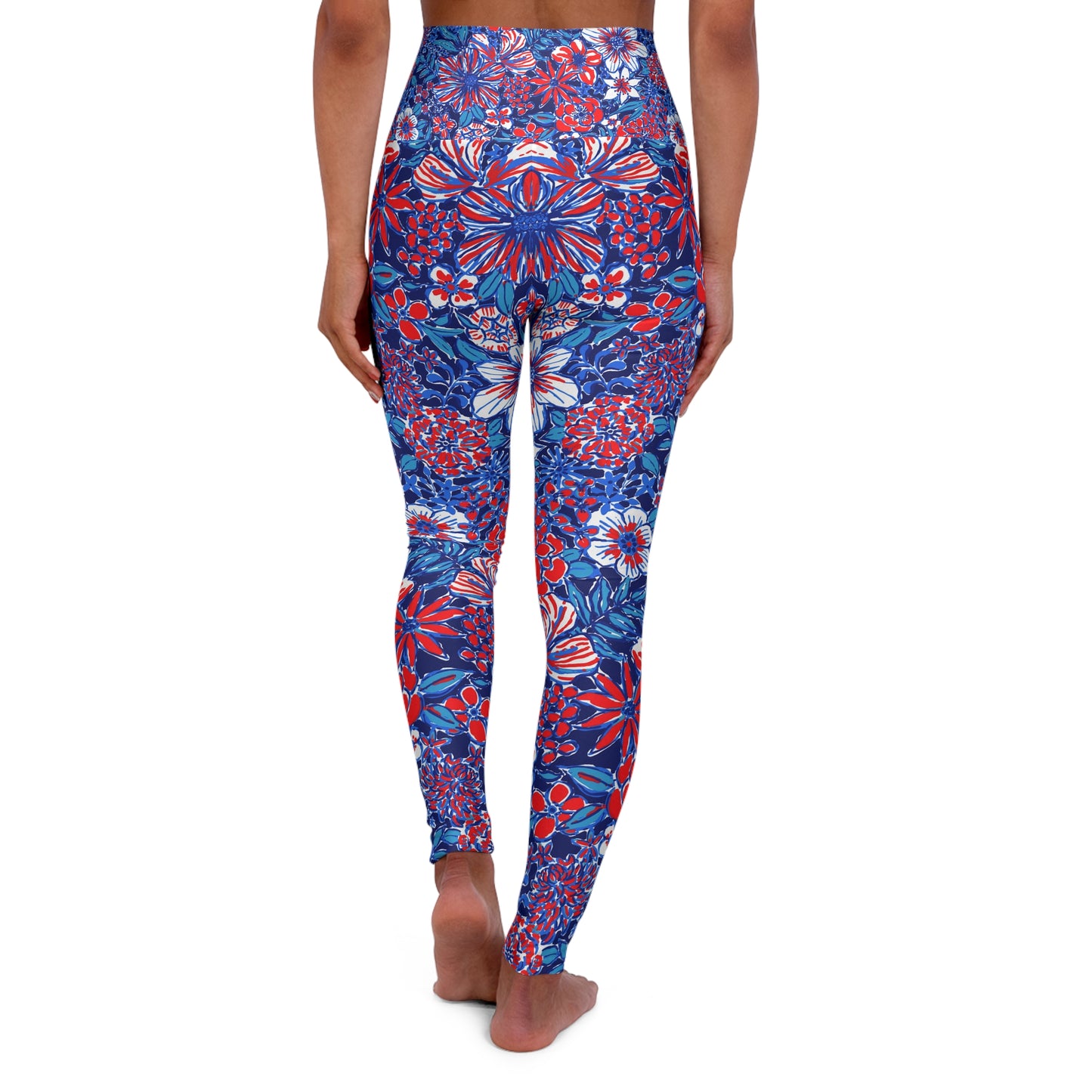 Liberty Garden High Waisted Yoga Leggings